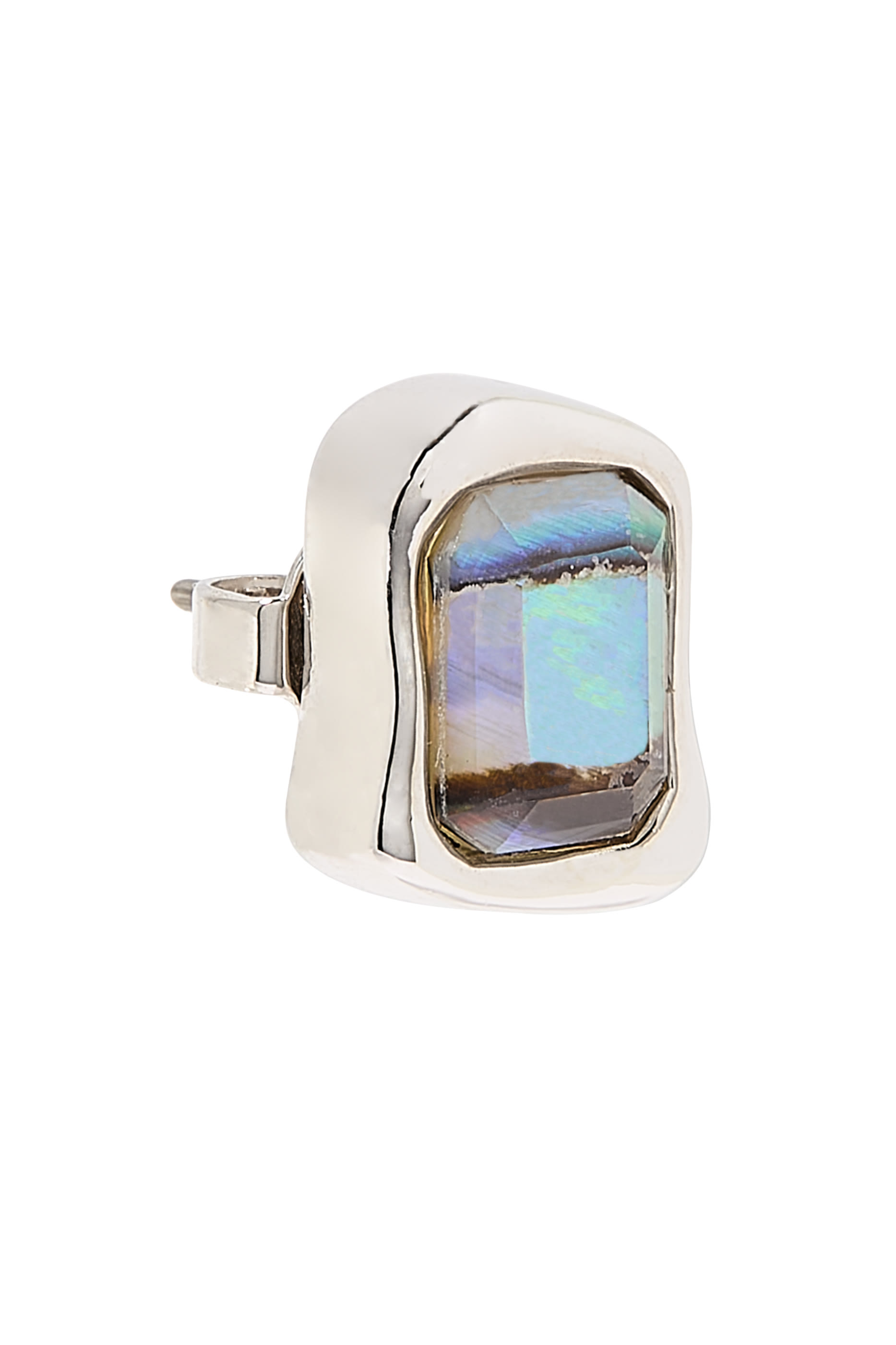 أقراط مولتن مرصعة بأحجار زجاجية