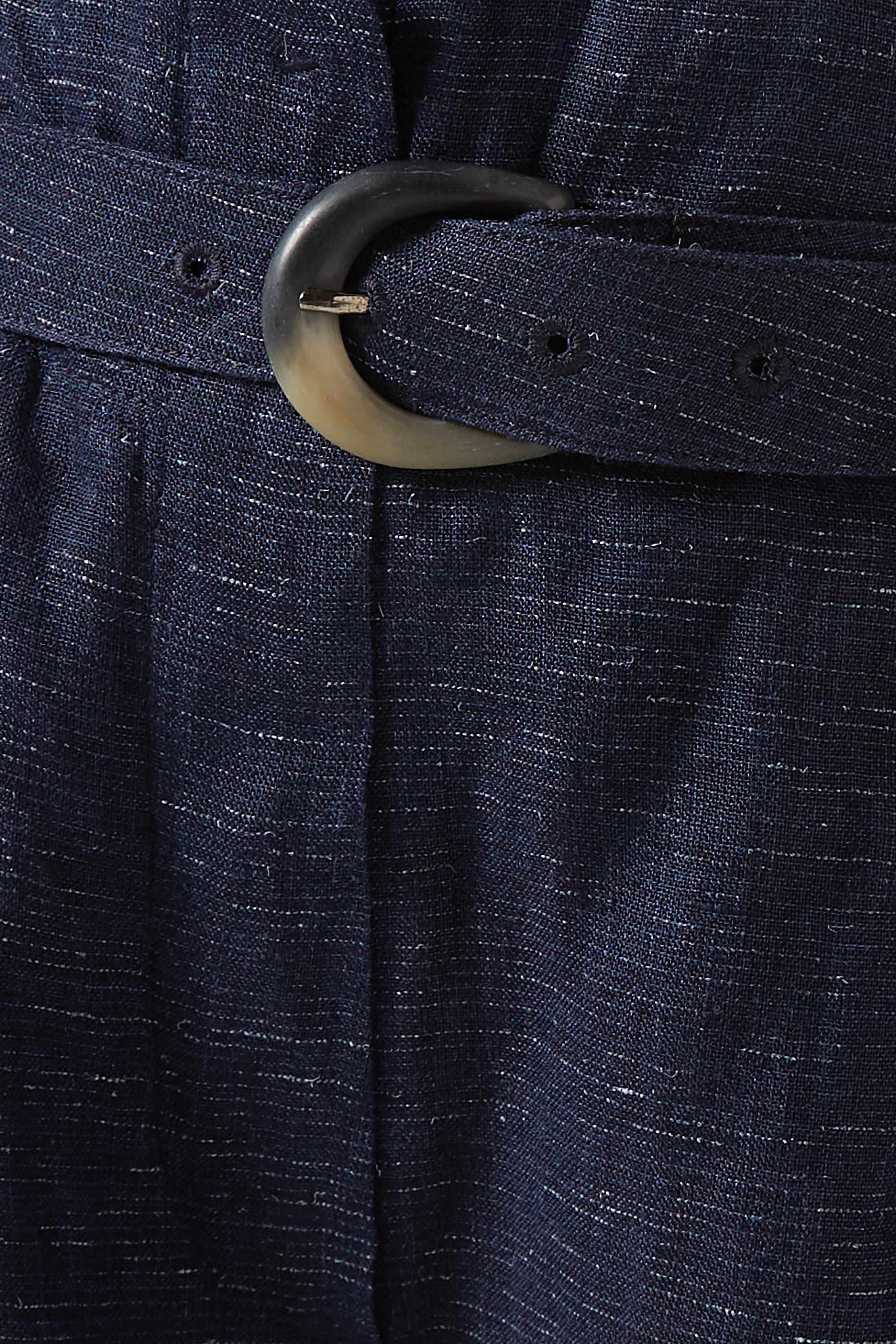 بنطال بقصة ساق مستقيمة وحزام