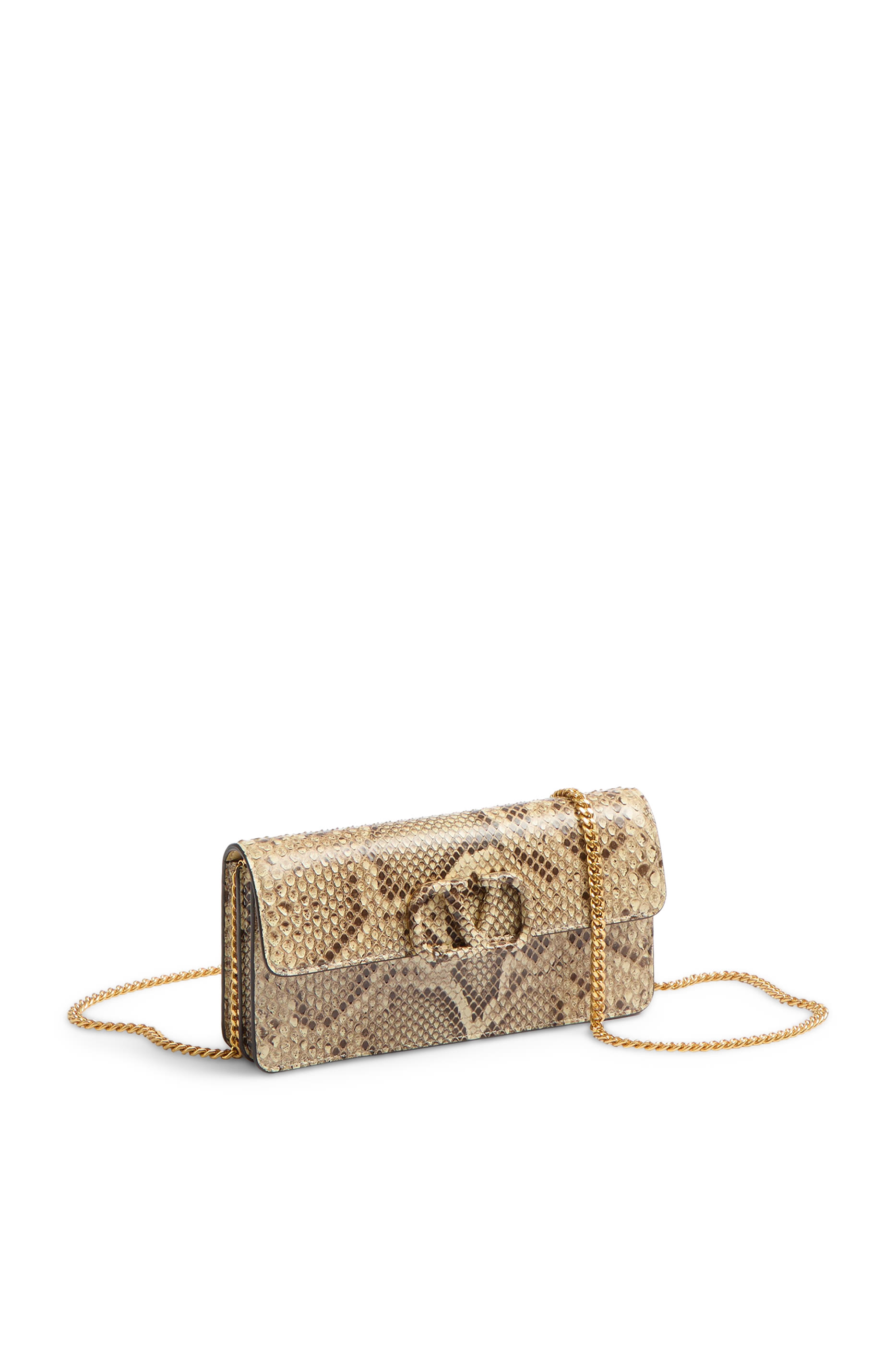 محفظة بسلسلة وشعار الماركة