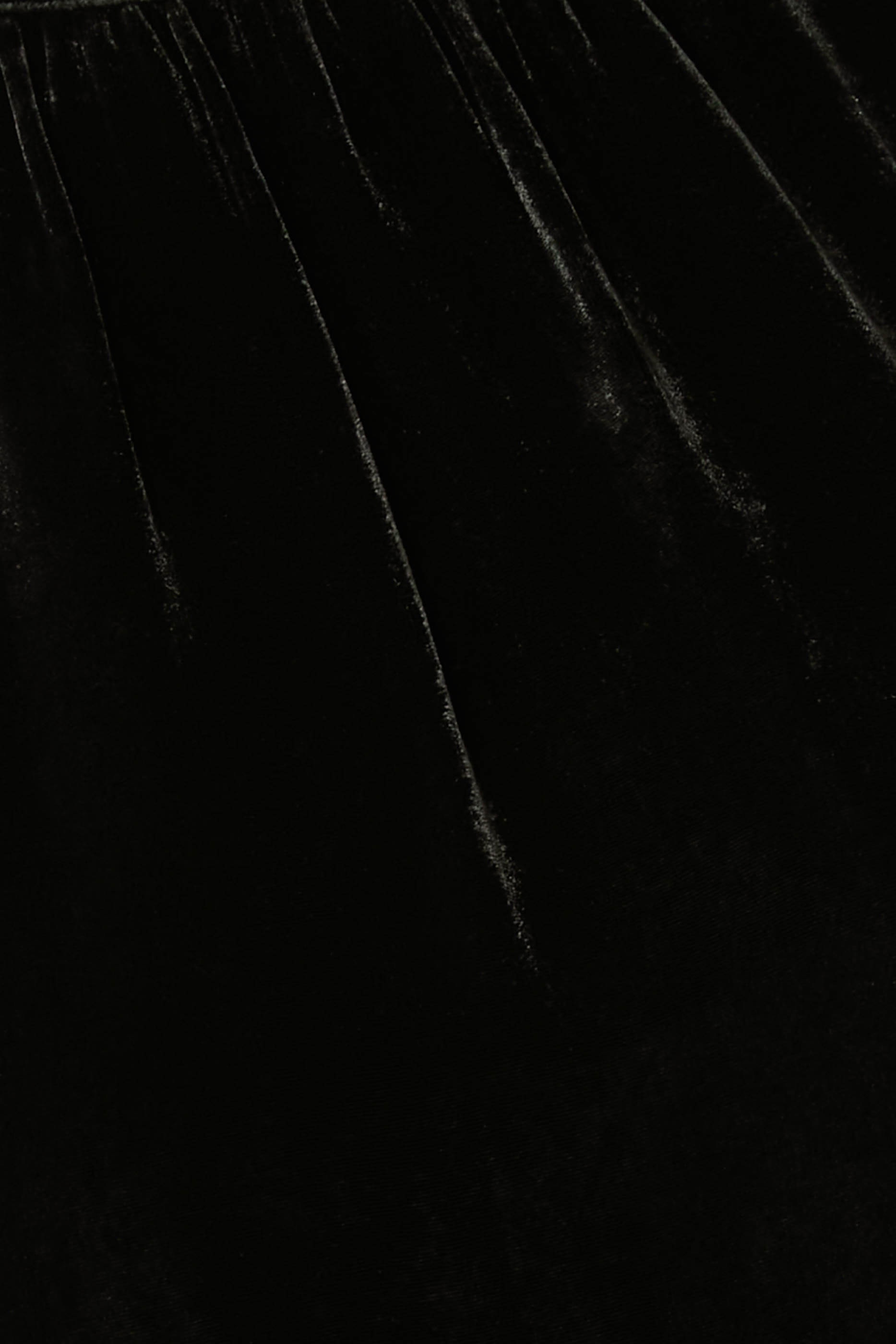 فستان بياقة مستديرة مخمل