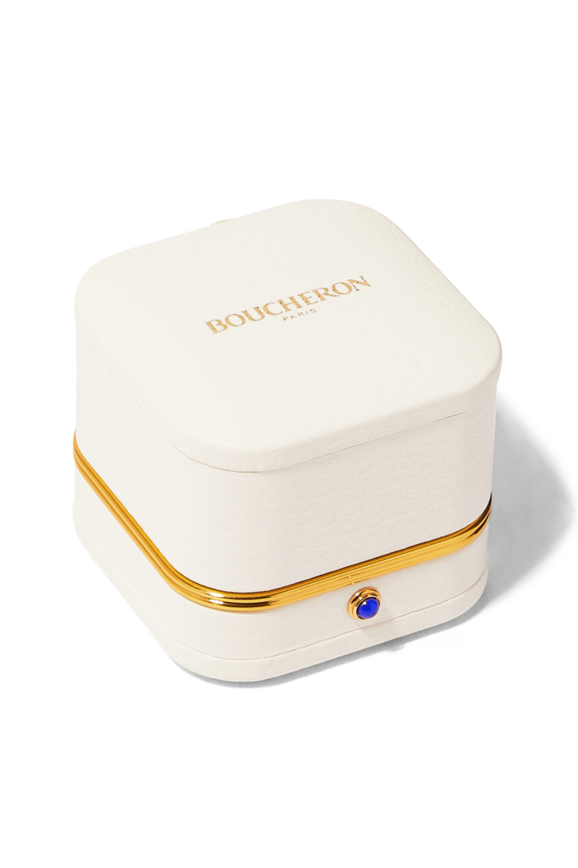 أقراط سيربنت بوهيم مرصعة بماسات بافيه ذهب أصفر عيار 18 مقاس XS