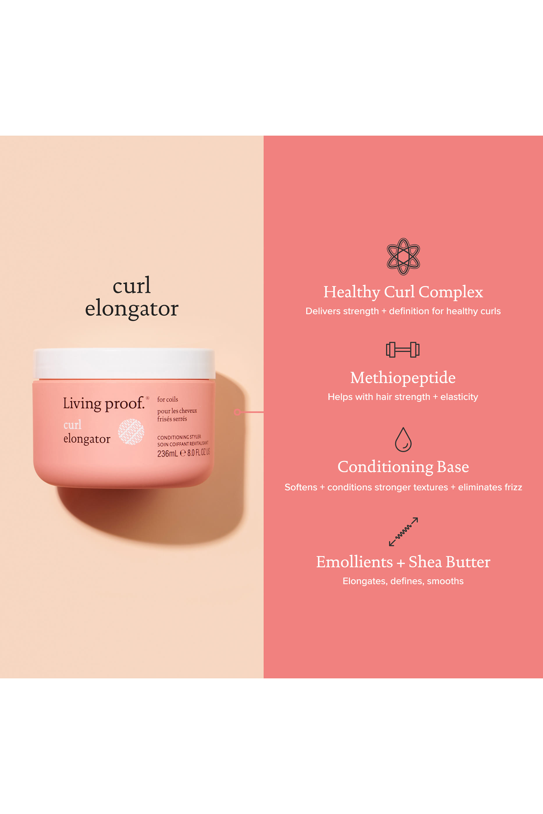 بلسم لتطويل الشعر المجعد