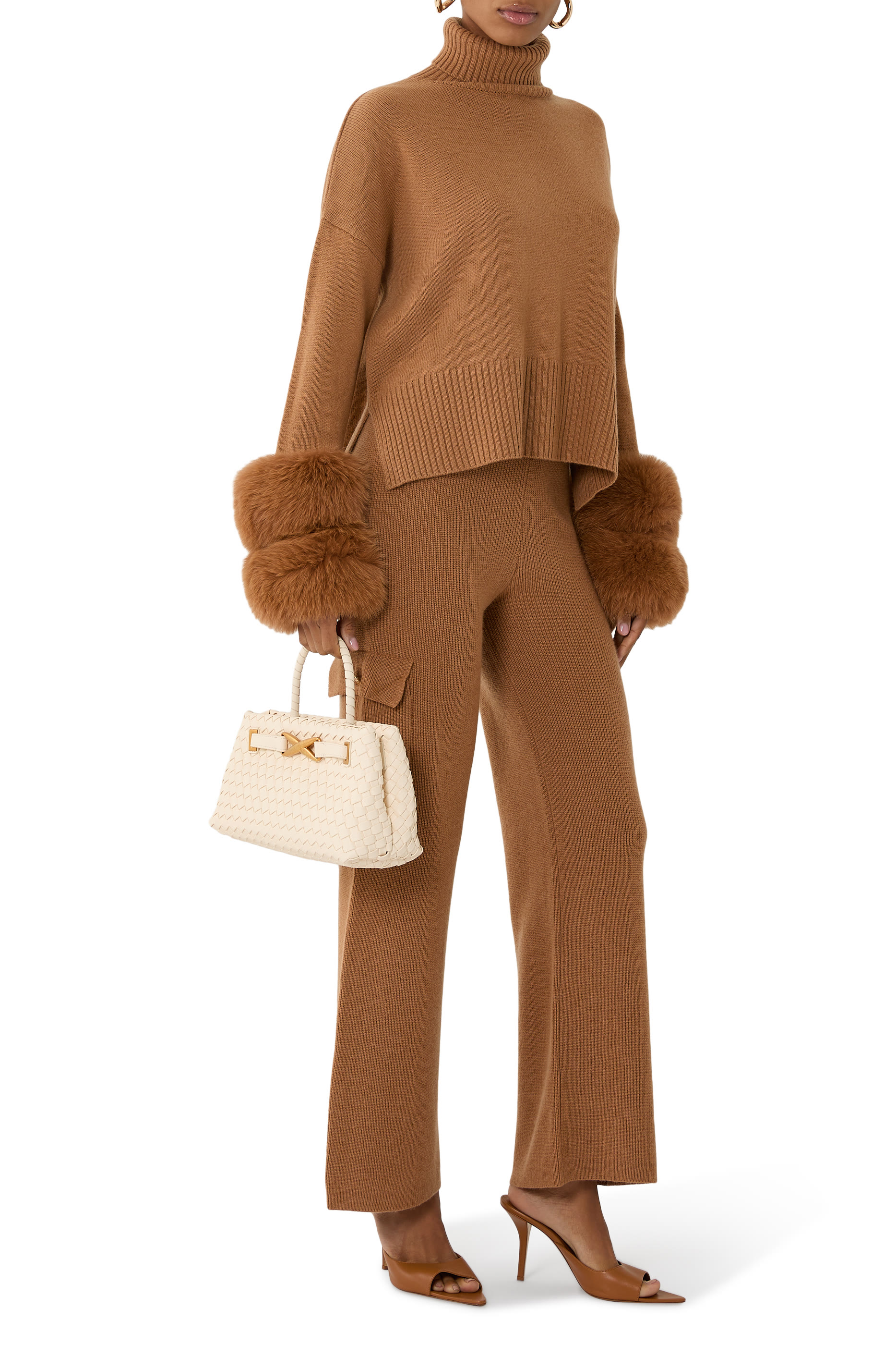 حقيبة يد إلورا منسوجة