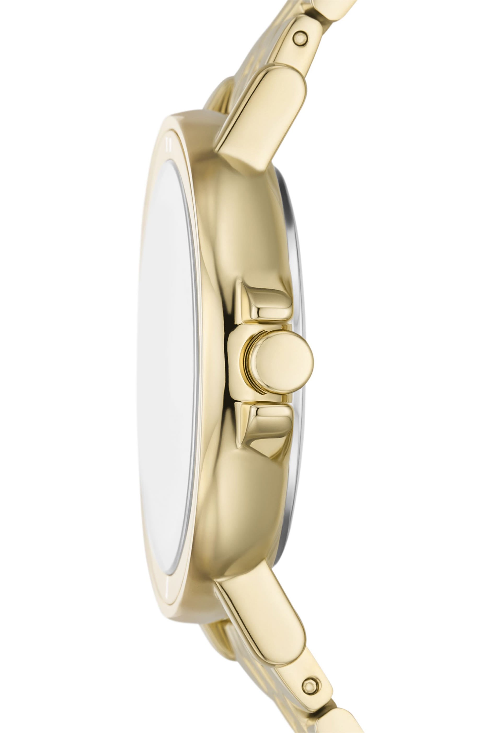 ساعة ليل رياضية بشعار الماركة مع ثلاث عقارب ونافذة للتاريخ وسوار ستانلس ستيل