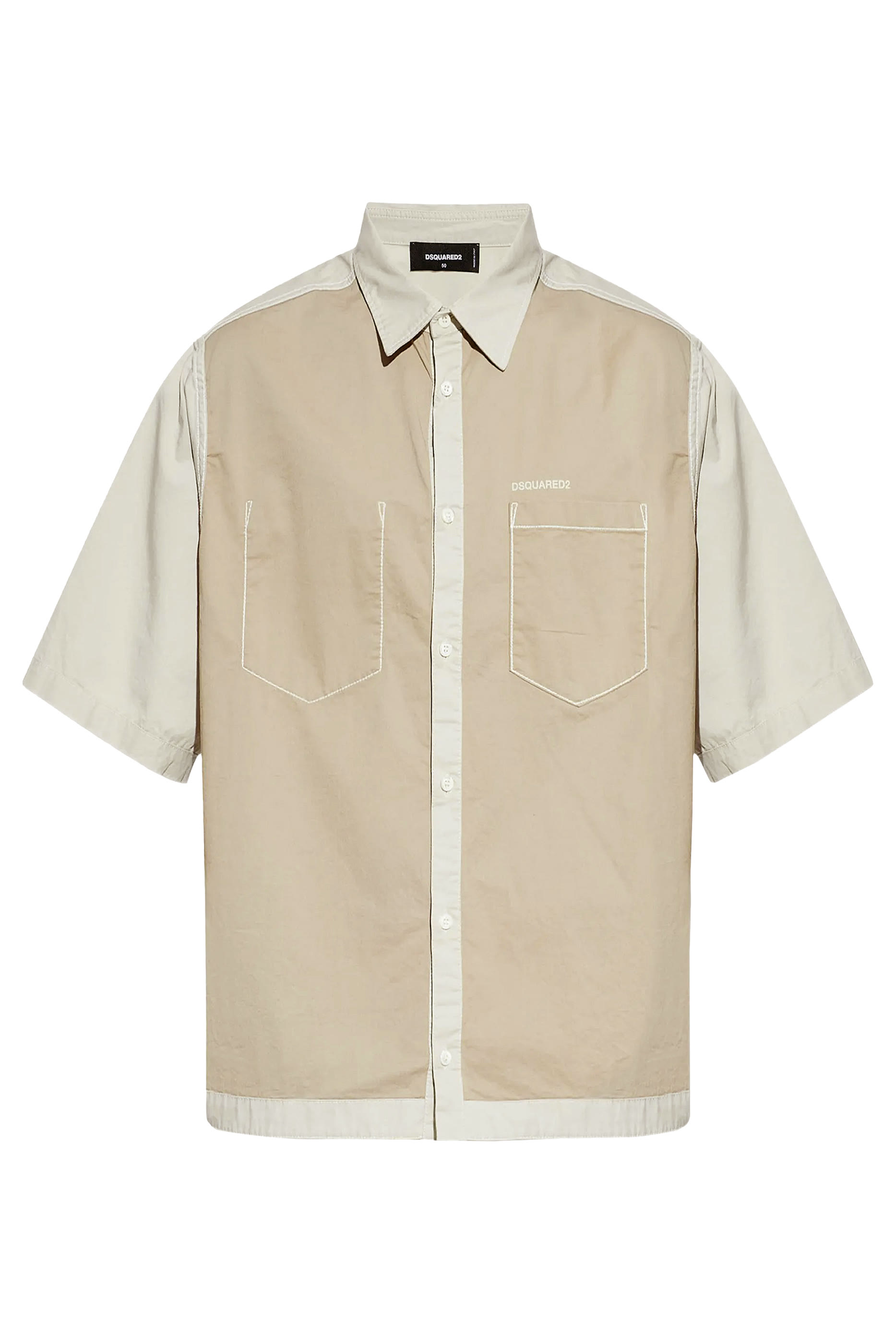 قميص إنسايد اوت بأكمام قصيرة