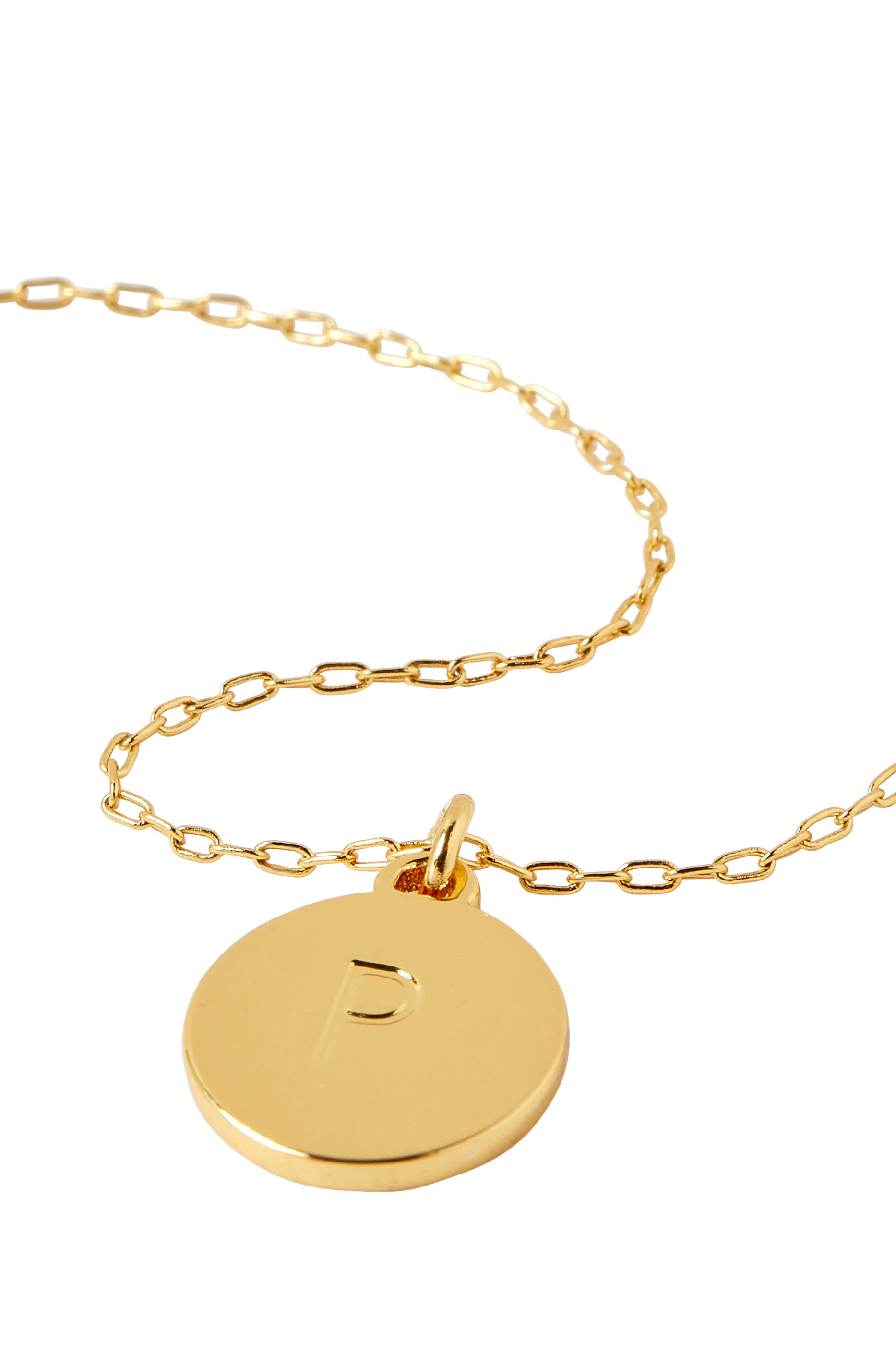 Initial &lsquo;P&rsquo; Mini Pendant