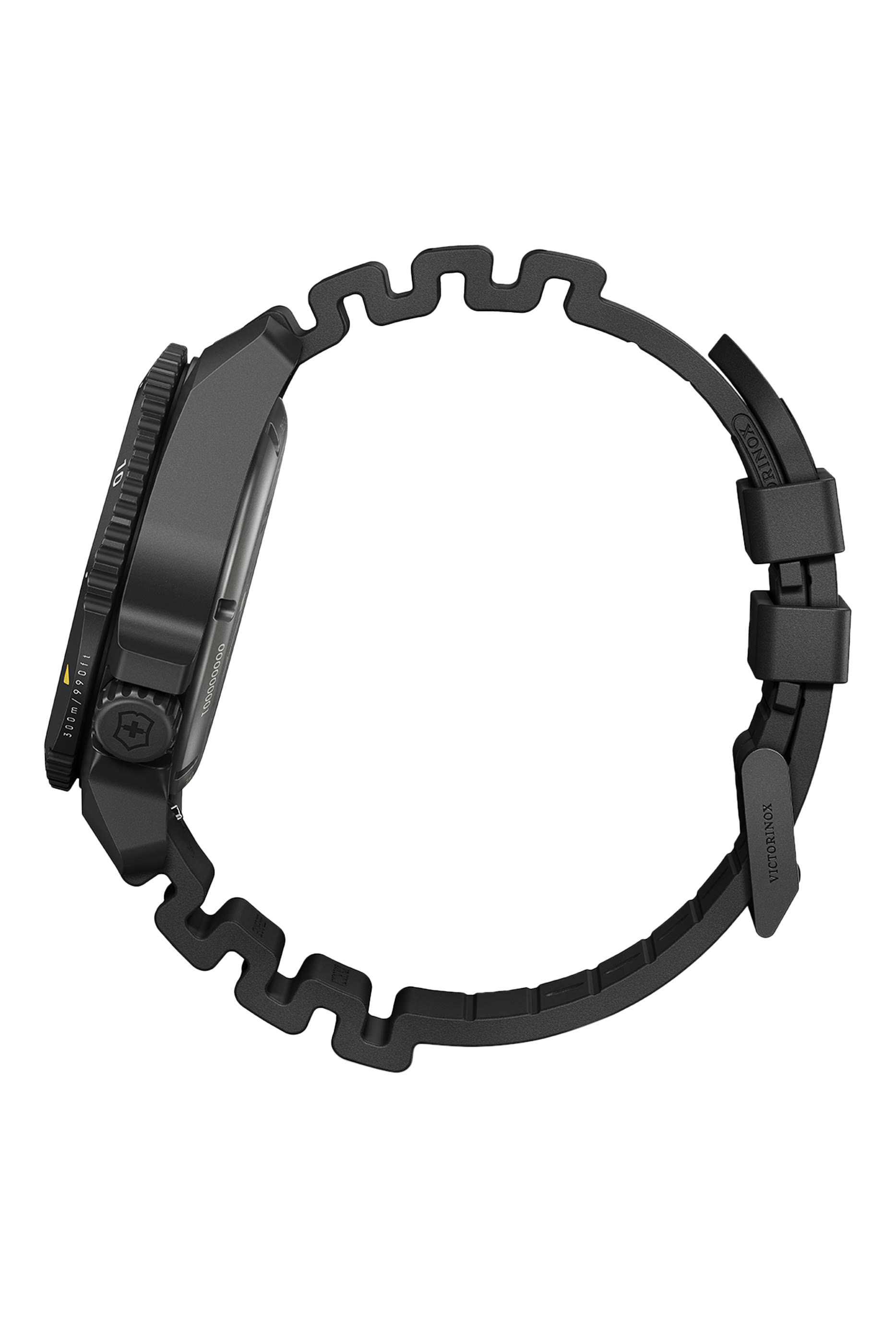 ساعة برو أوتوماتيكية للغوص، مطاط وتيتانيوم