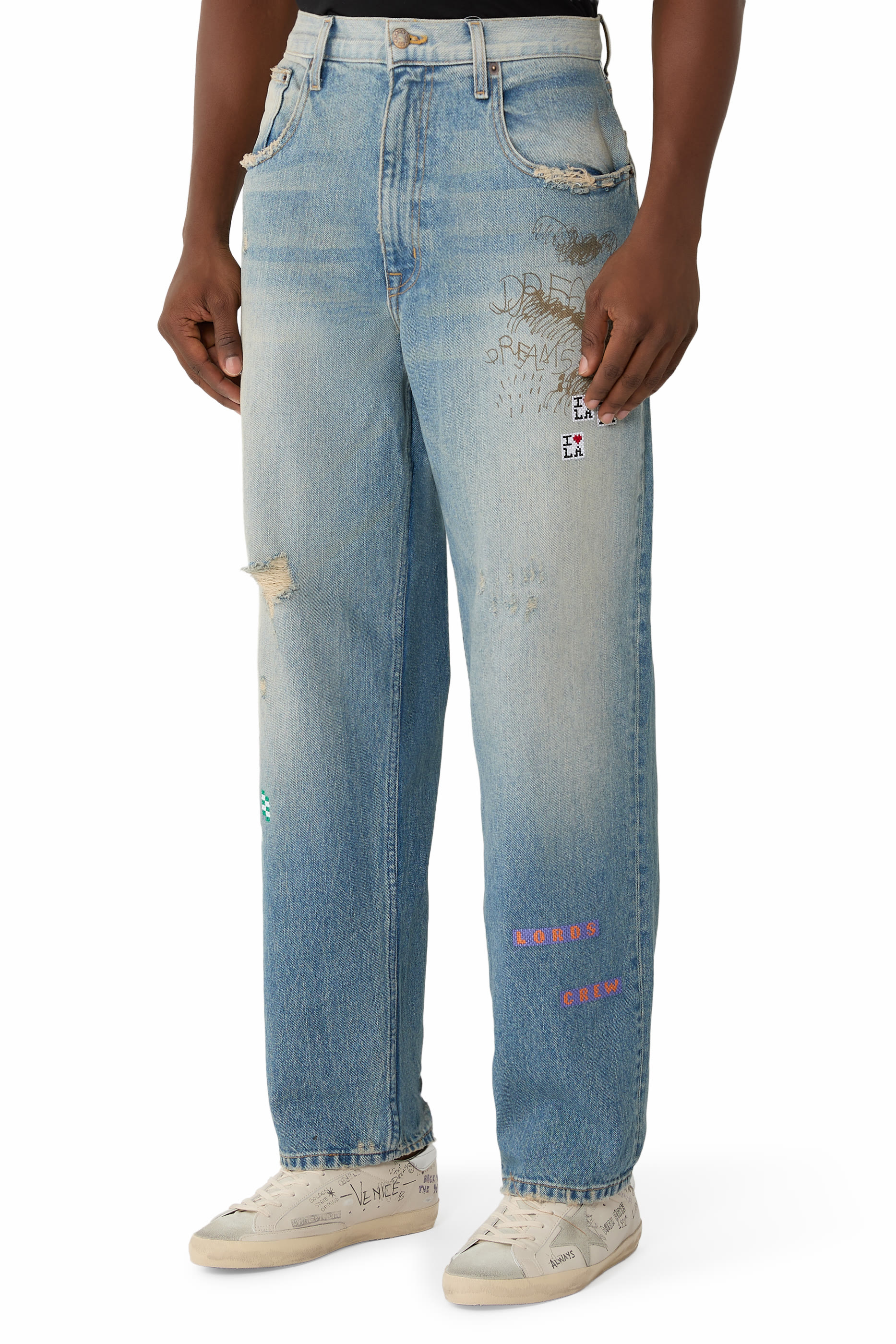 بنطال جينز دبي لاكي