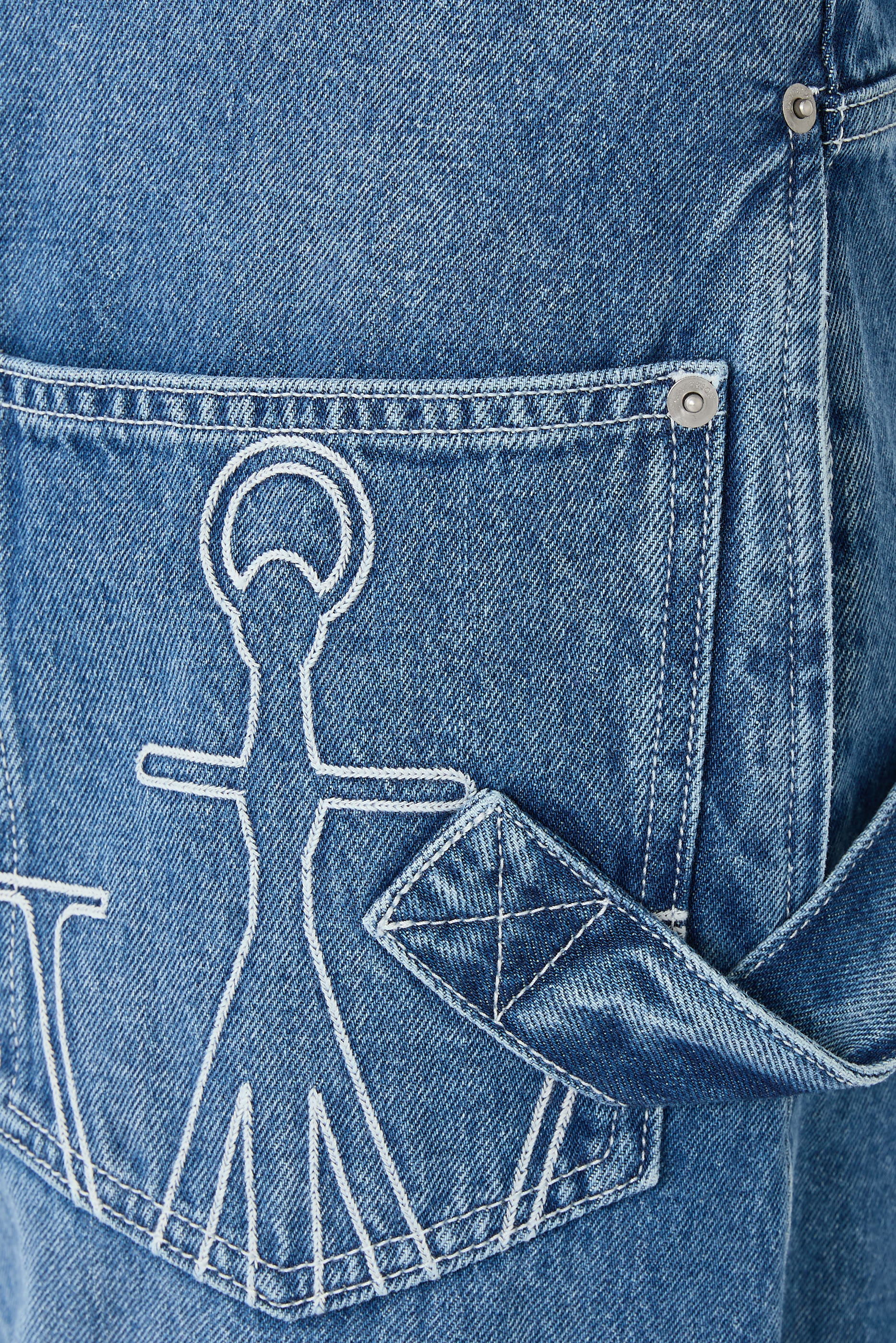 بنطال جينز ووركر بتصميم ملفوف