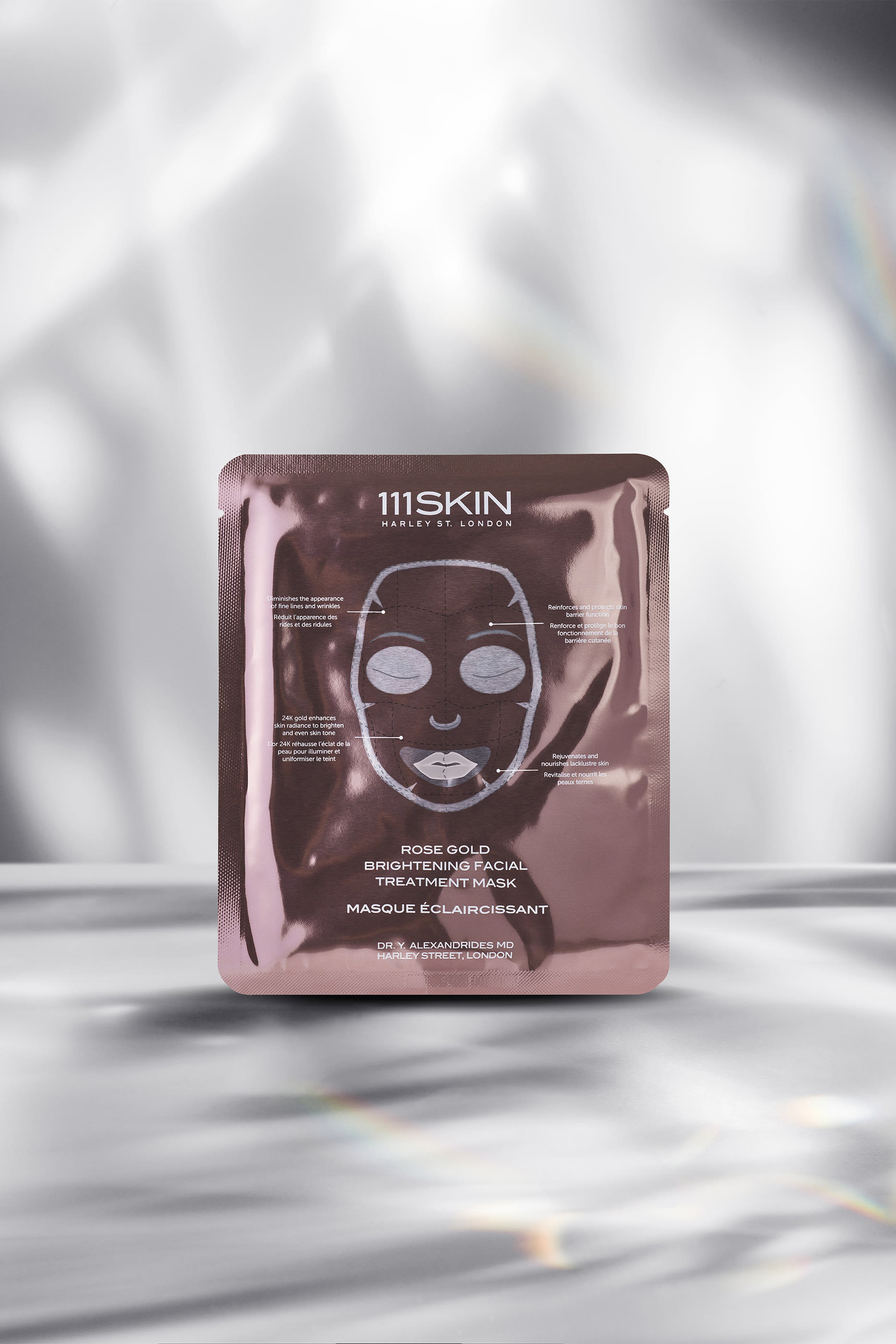 قناع الوجه بالذهب الوردي، 5 أقنعة