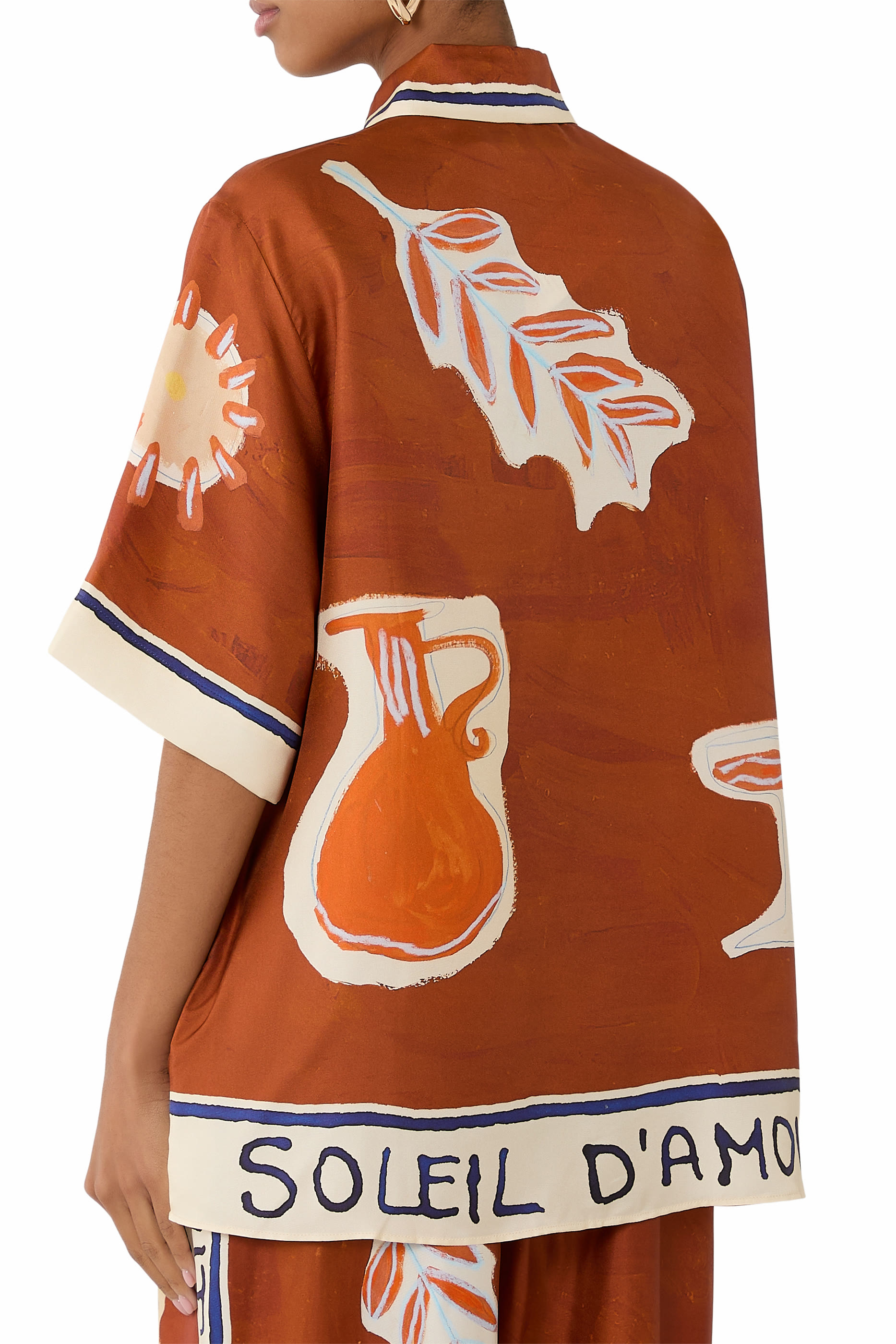 قميص سولاي دامور حرير