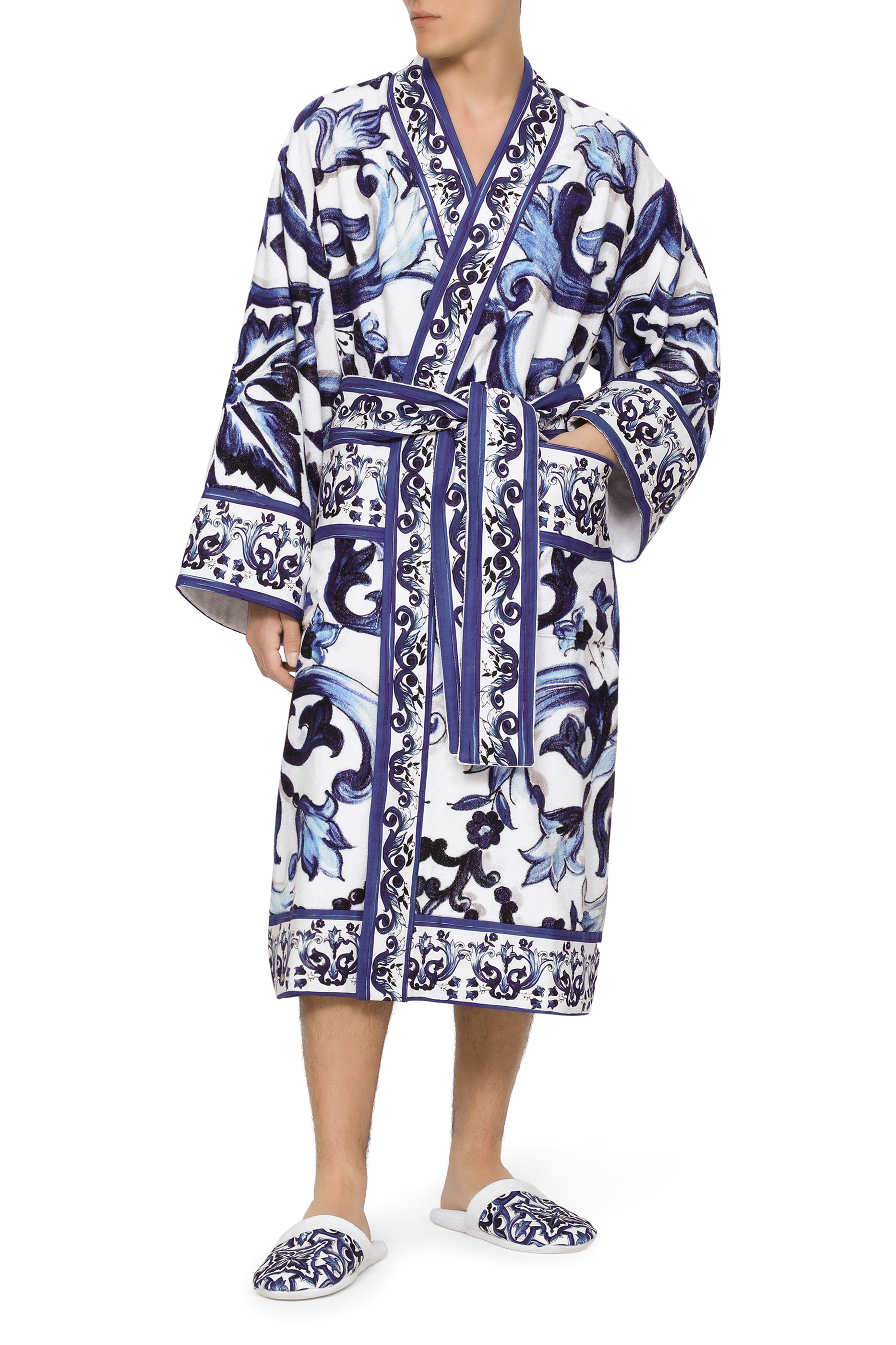 حذاء مفتوح من الخلف بلو ميديتيرانيو قطن تيري