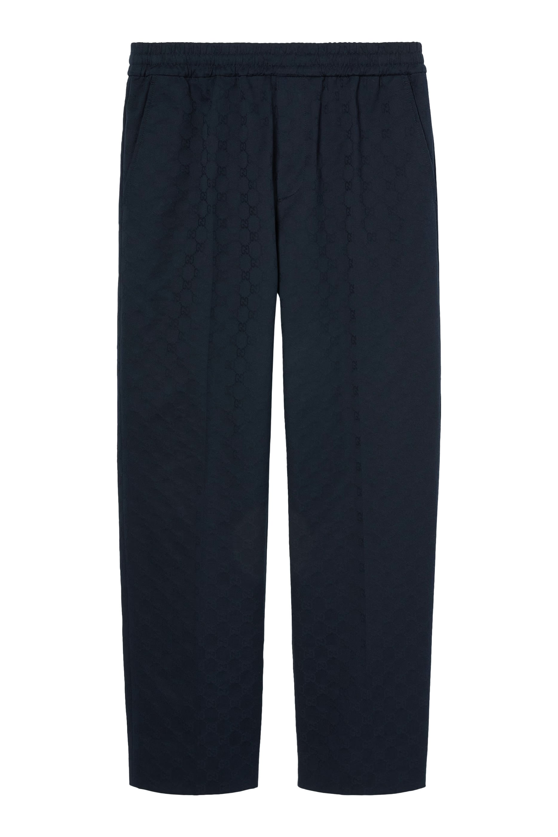 بنطال بشعار الماركة قطن غابردين