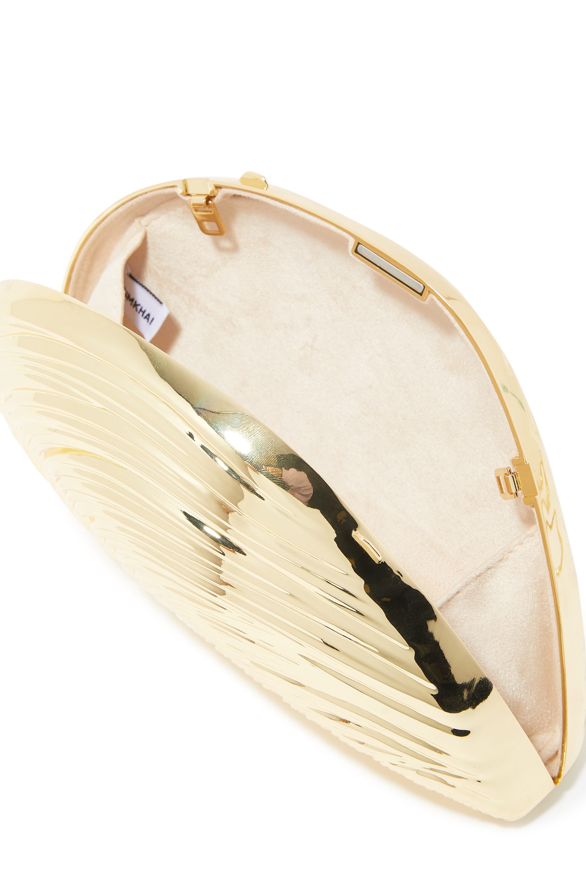 كلاتش بريدجت معدني بتصميم صدفة