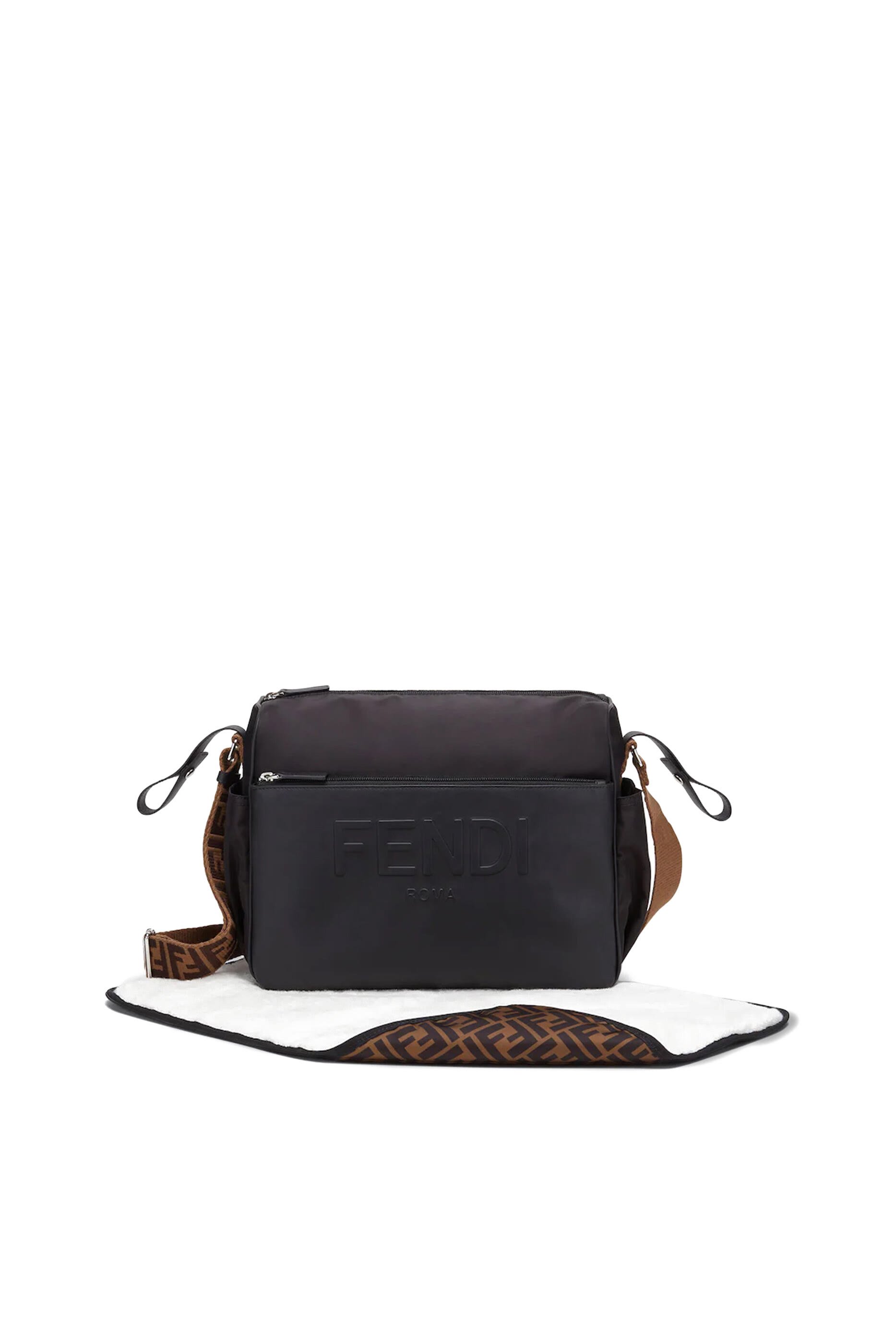 حقيبة مستلزمات أطفال نايلون وجلد