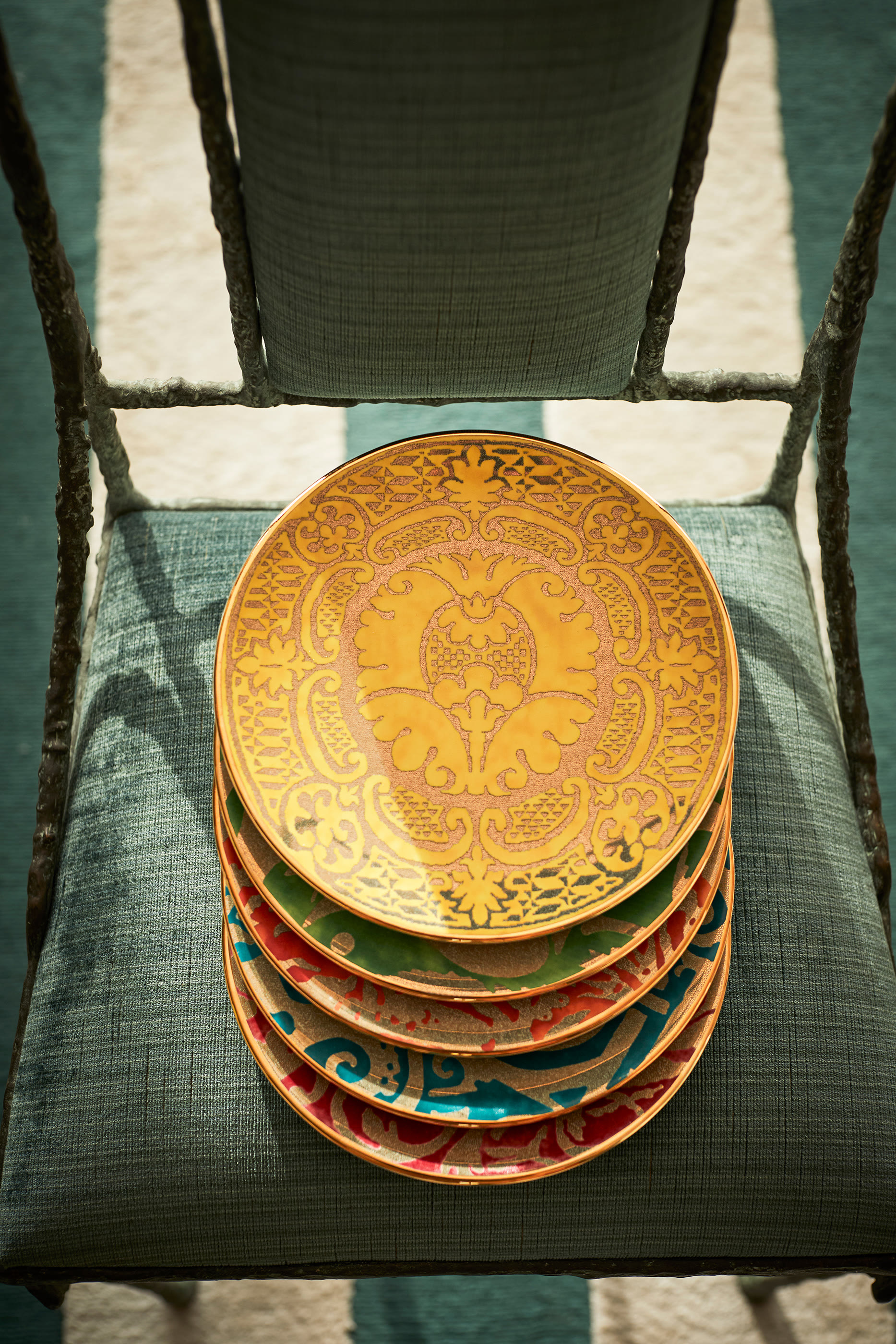 طقم أطباق حلوى فورتوني أورسيني، 4 قطع