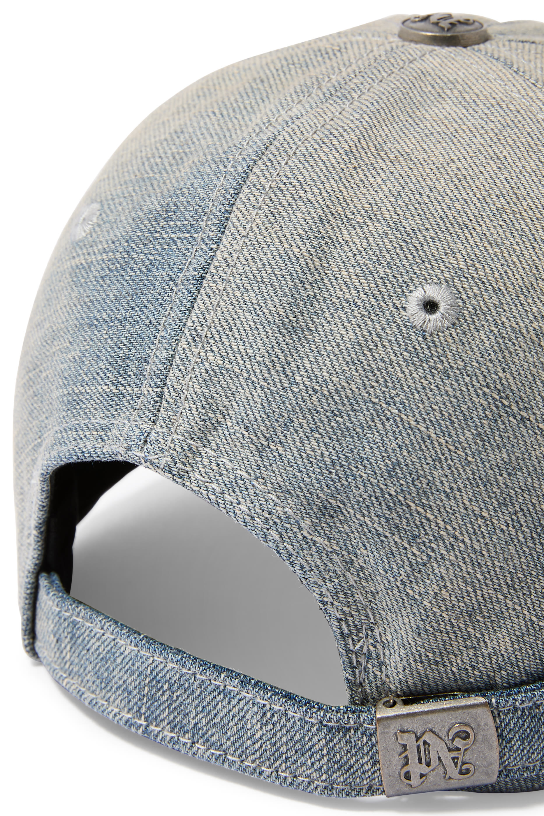 Curved Logo Denim Cap