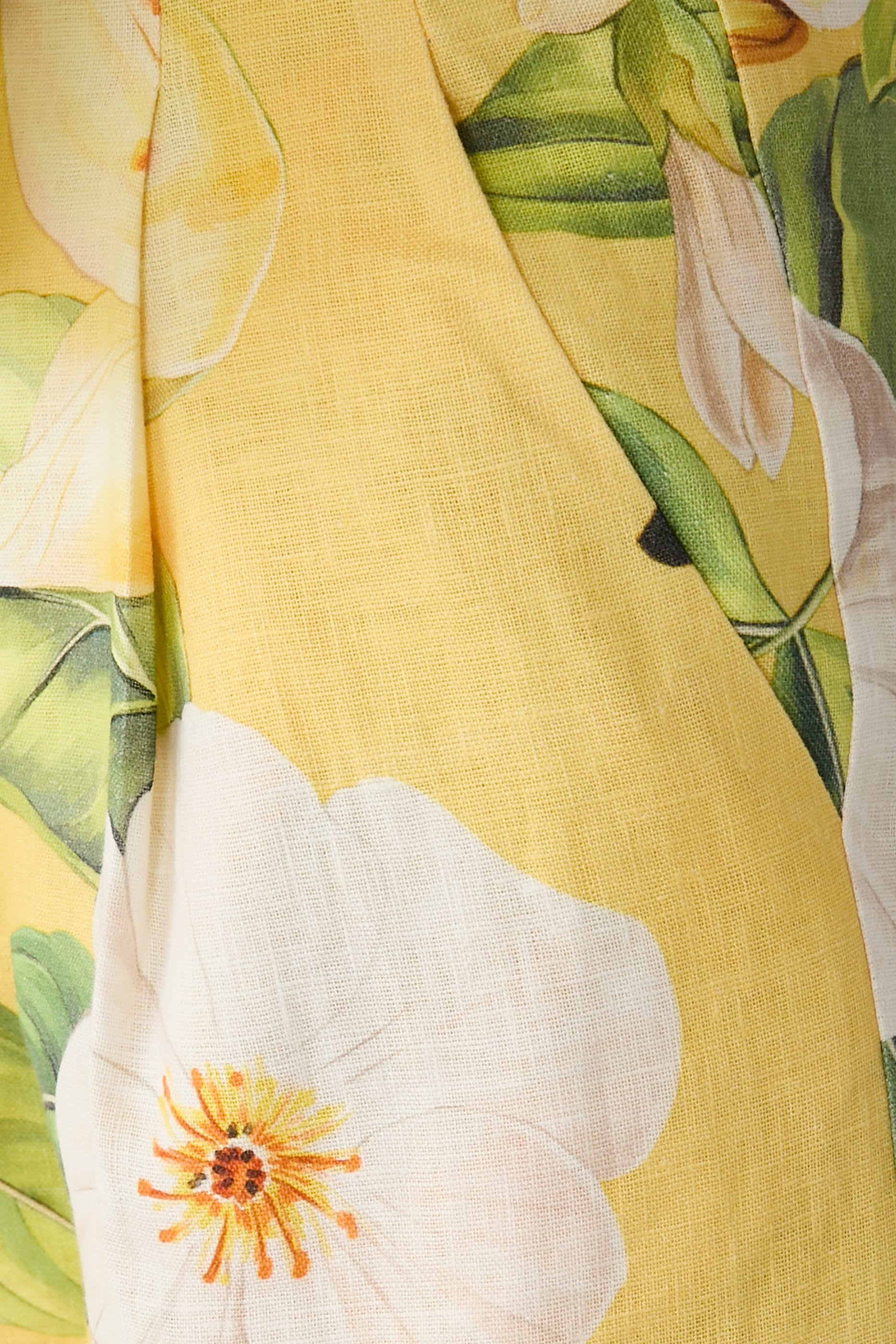 بنطال لويزا بنقشة جوي بلون سنشاين