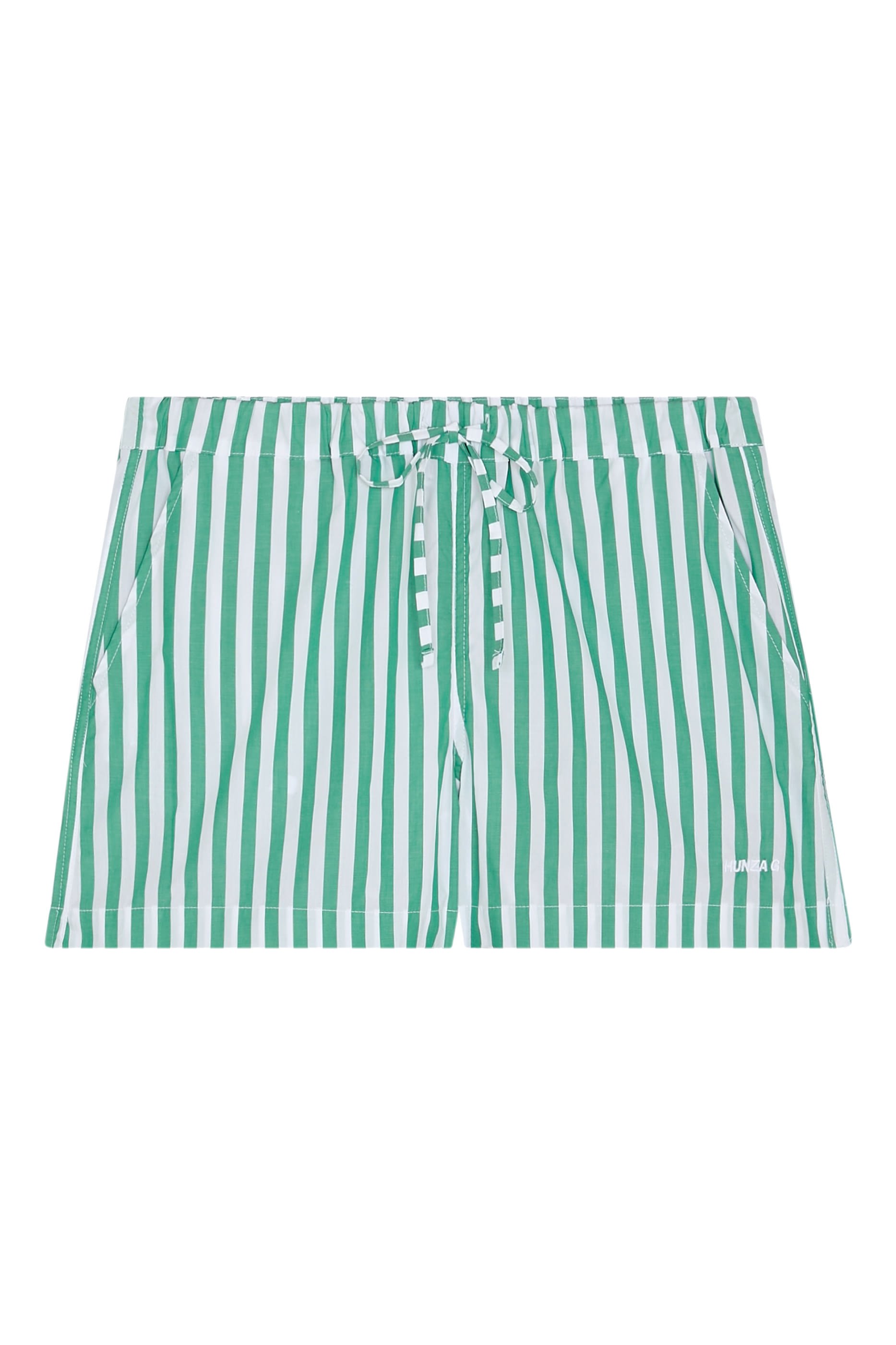 Cabana Stripe Embroidered Shorts