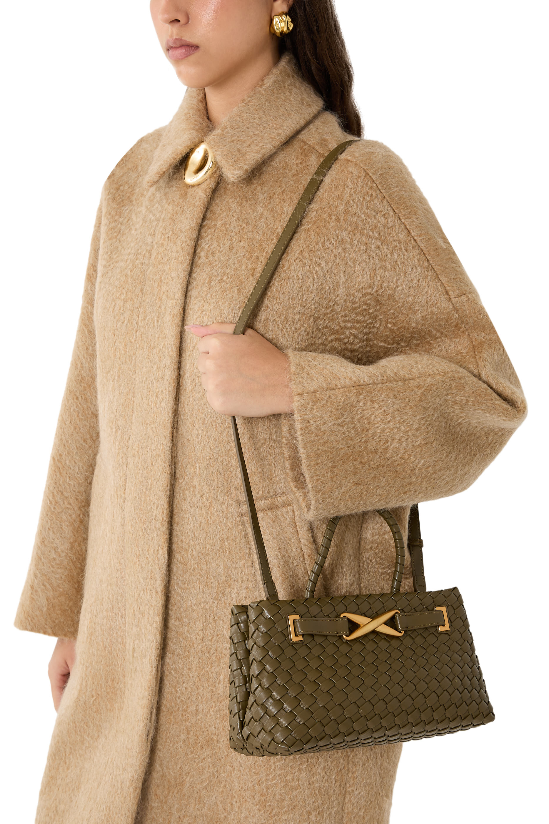 حقيبة يد إيلورا بتصميم مجدول