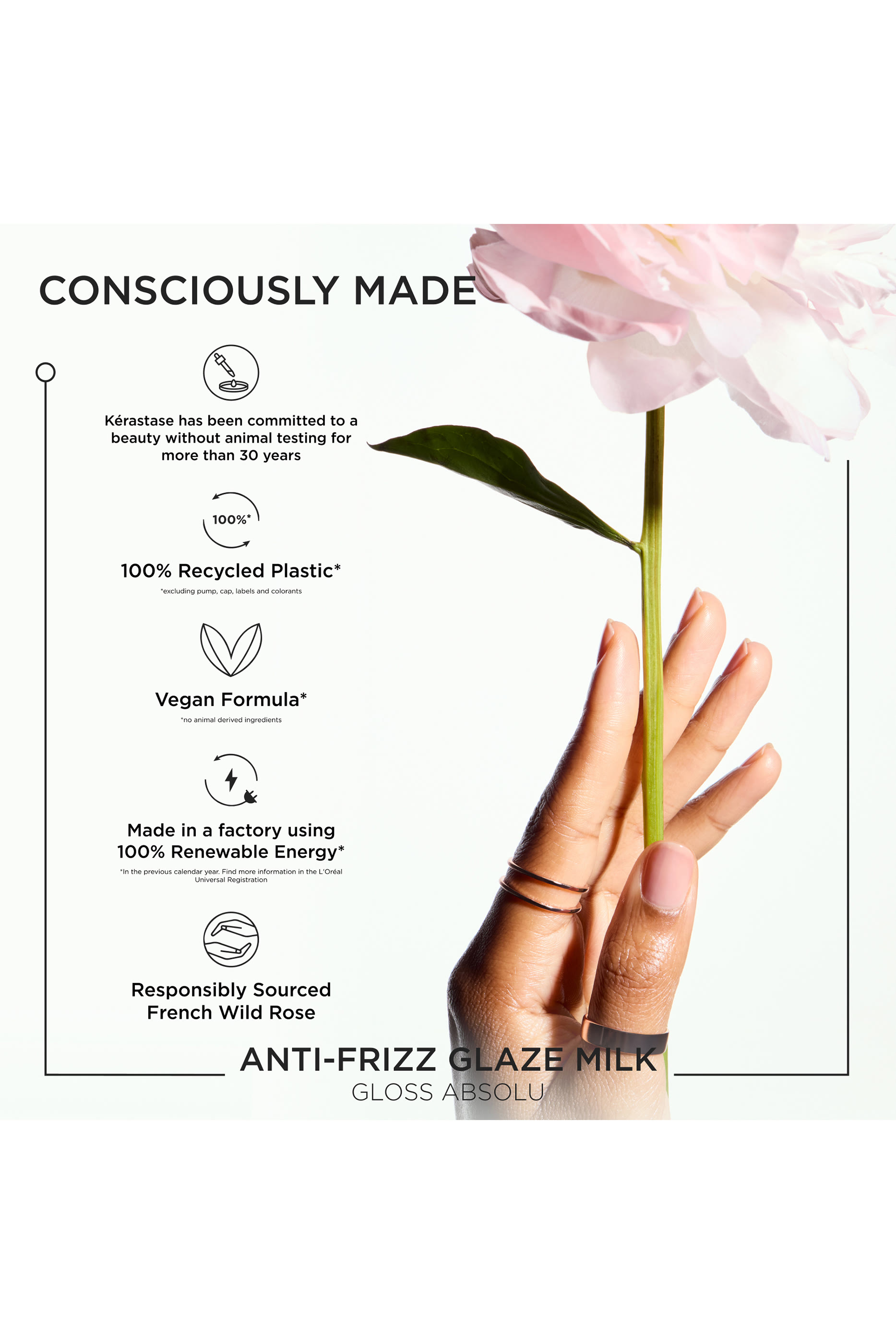 حليب غلوس أبسولو غلايز لحماية الشعر من التطاير