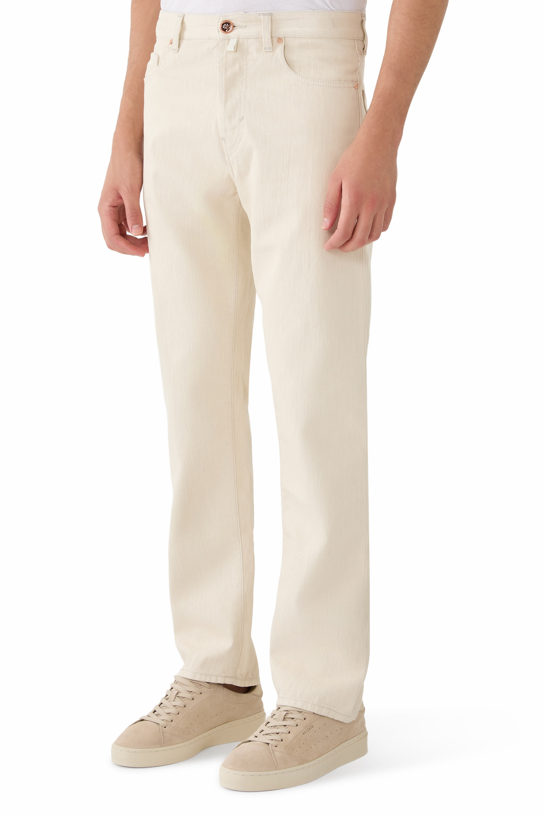 بنطال جينز إيدو بقصة عادية 