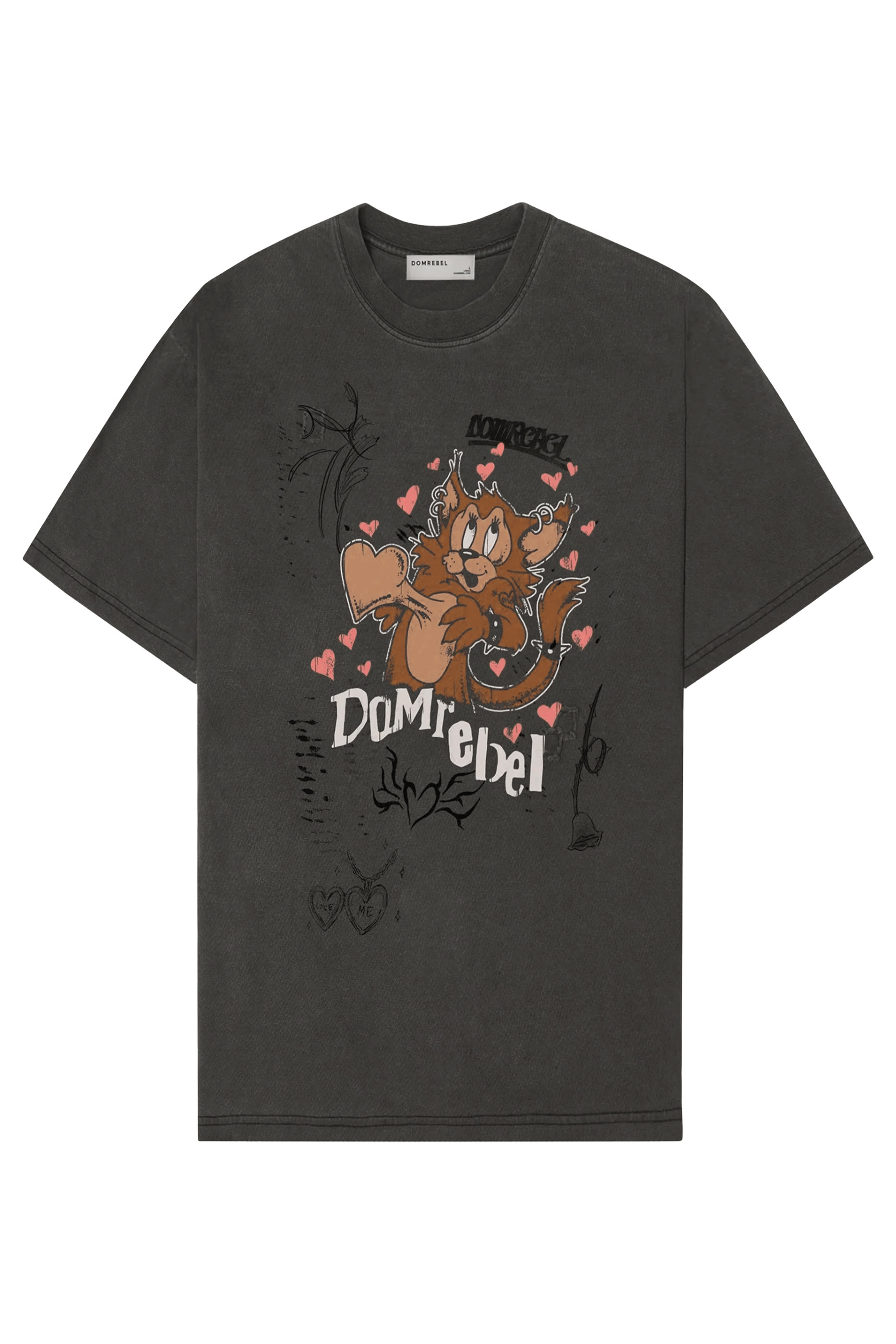 تيشيرت بوم بلون باهت