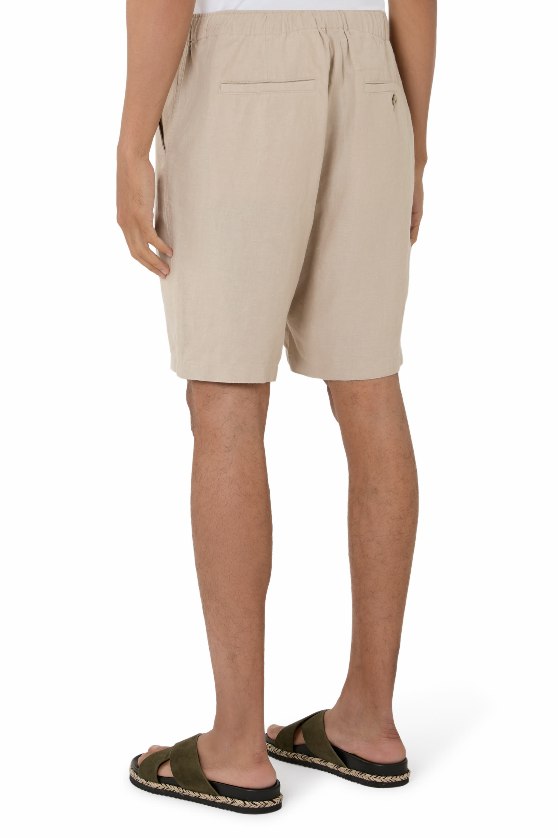 شورت برباط تضييق قماش قنب