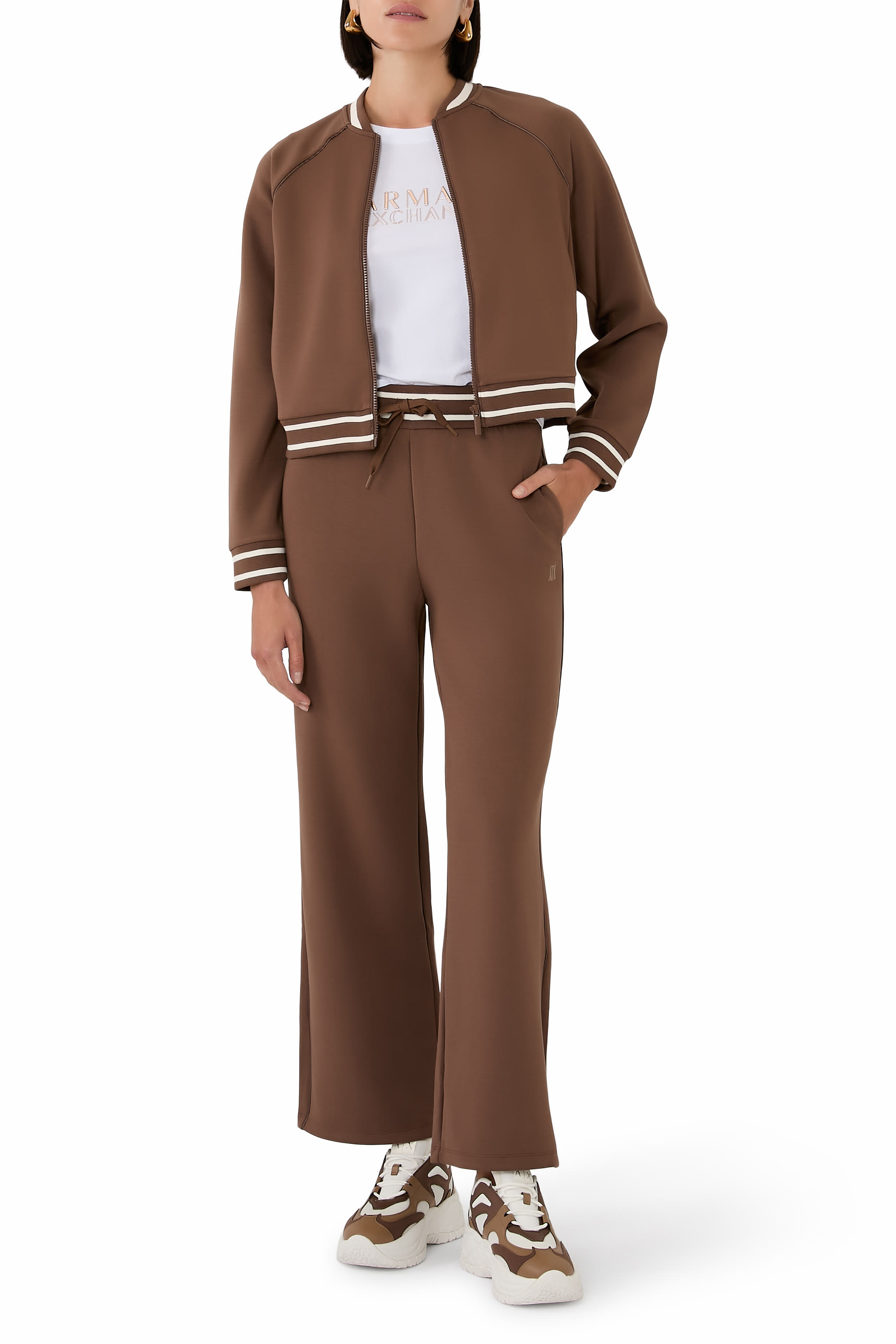  تيشيرت سالين دي جيرو بقصة ضيقة وشعار الماركة