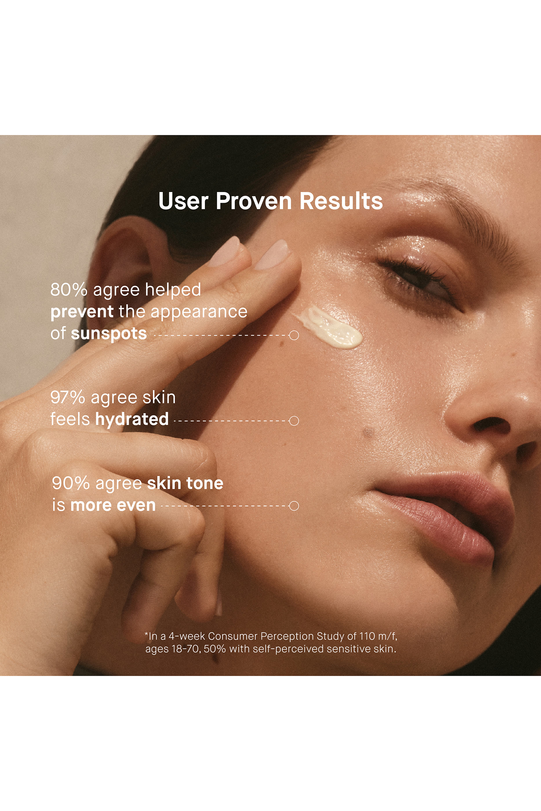 مستحضر للوقاية من الشمس مع عامل الحماية SPF 50&lrm;