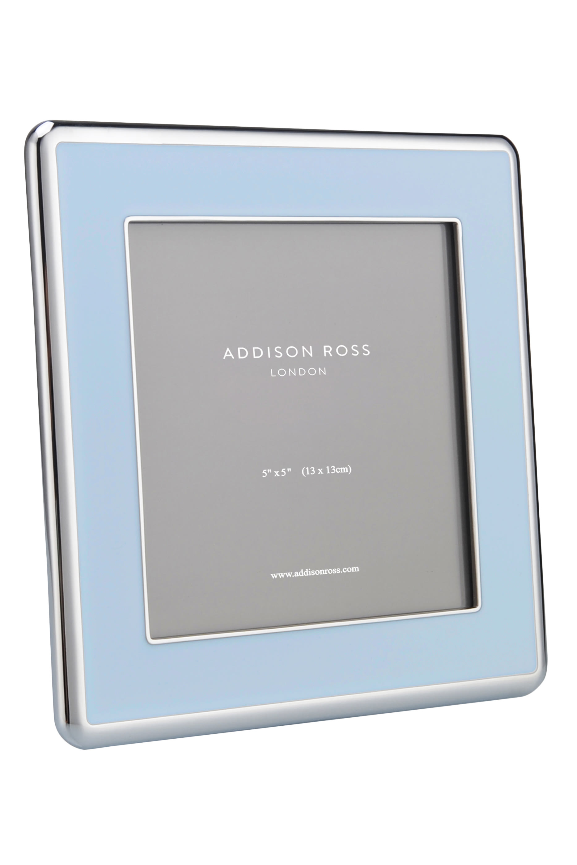 إطار صور مينا بطلاء فضي وتفاصيل مقوسة 5x5