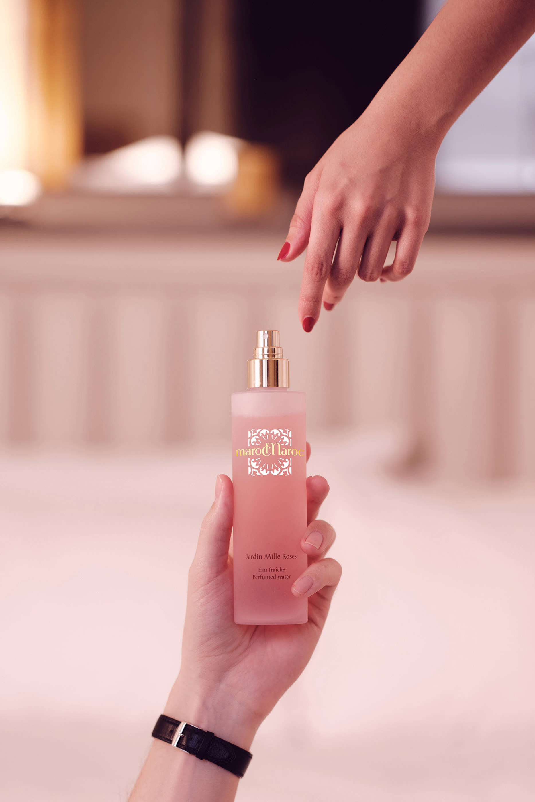 ماء معطر للجسم جاردان ميل روزيس