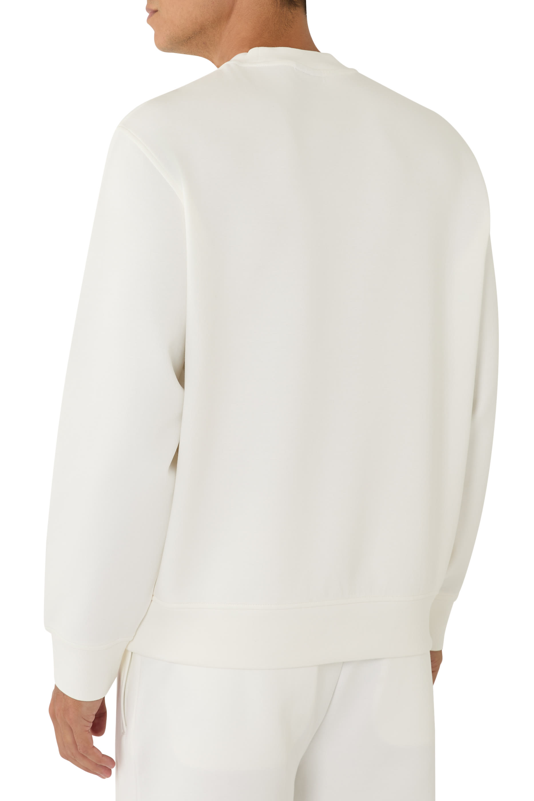 سويت شيرت بتطريز شعار الماركة جيرسيه مزدوج