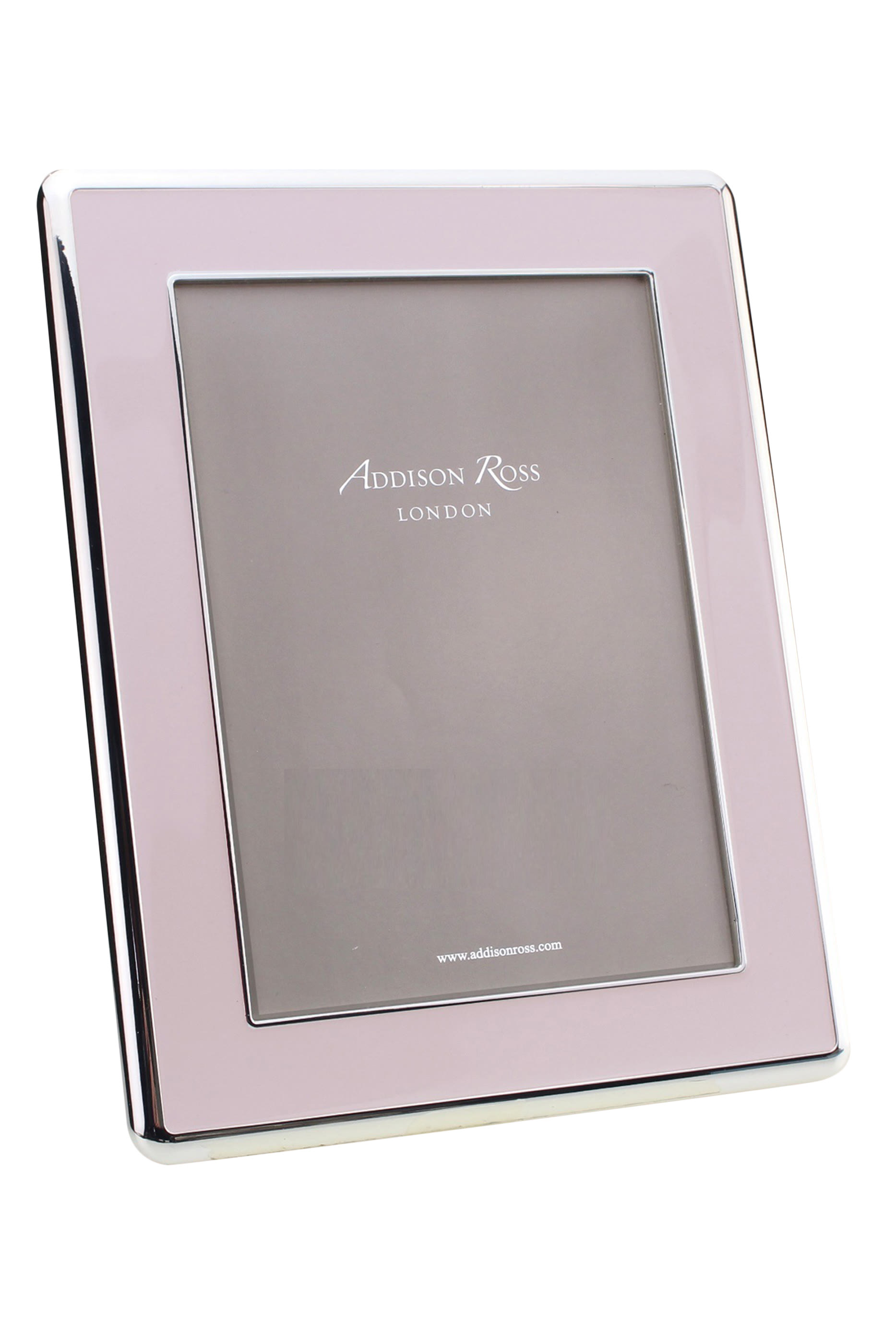 إطار صور مينا بطلاء فضي وتفاصيل مقوسة 8x10