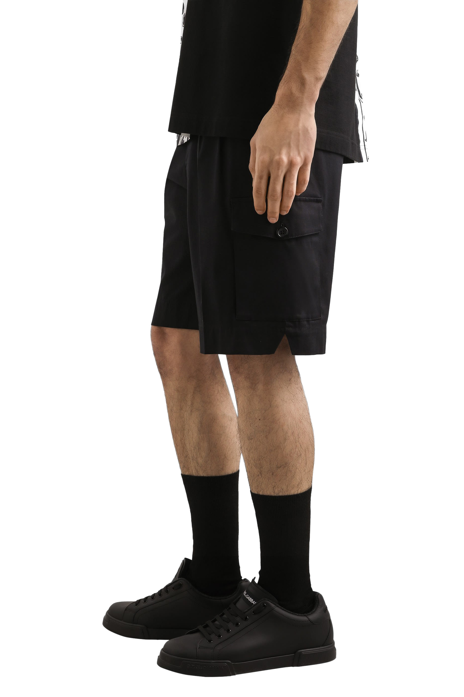 شورت بيرمودا قطن غابردين