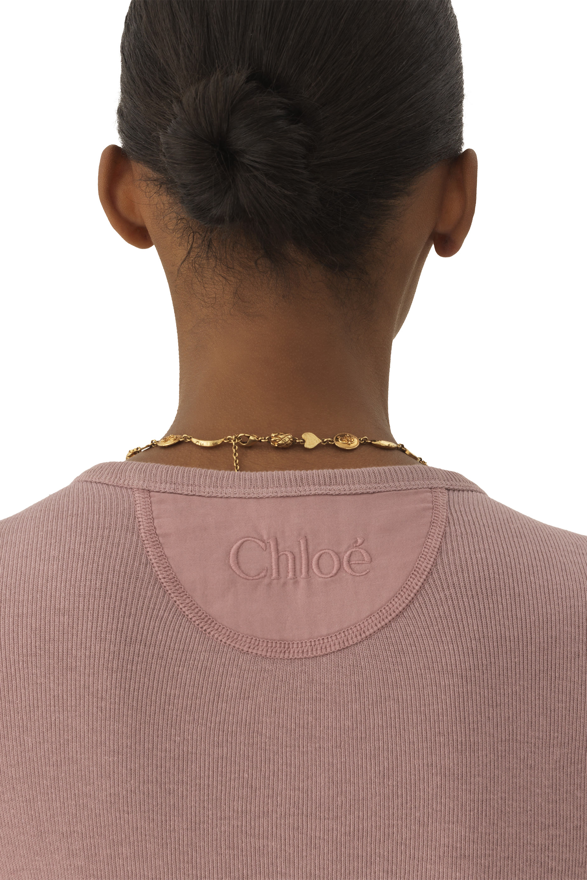 قميص بقصة ضيقة بياقة هينلي