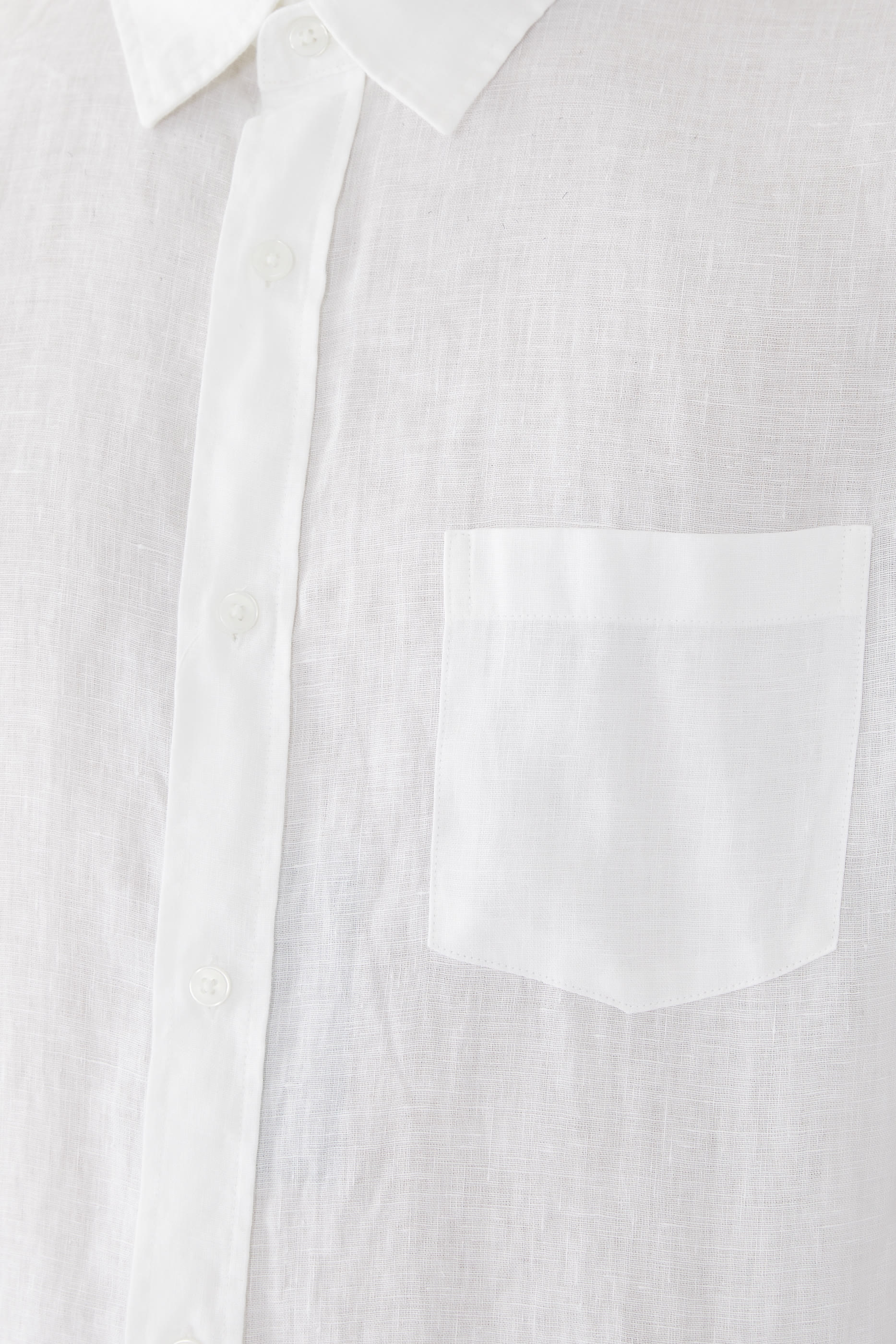 قميص بأكمام طويلة كتان