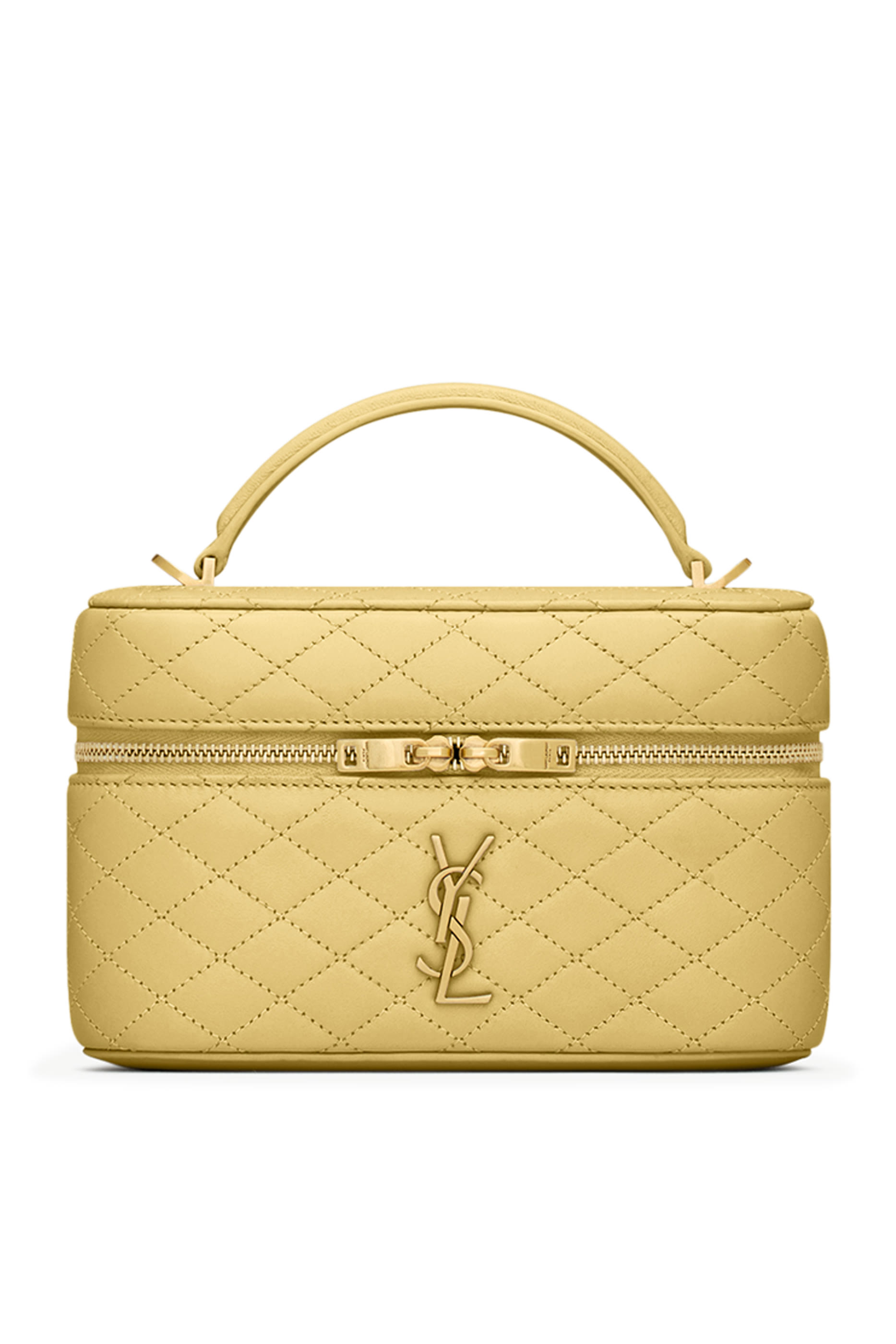 حقيبة مستحضرات تجميل غابي جلد حمل