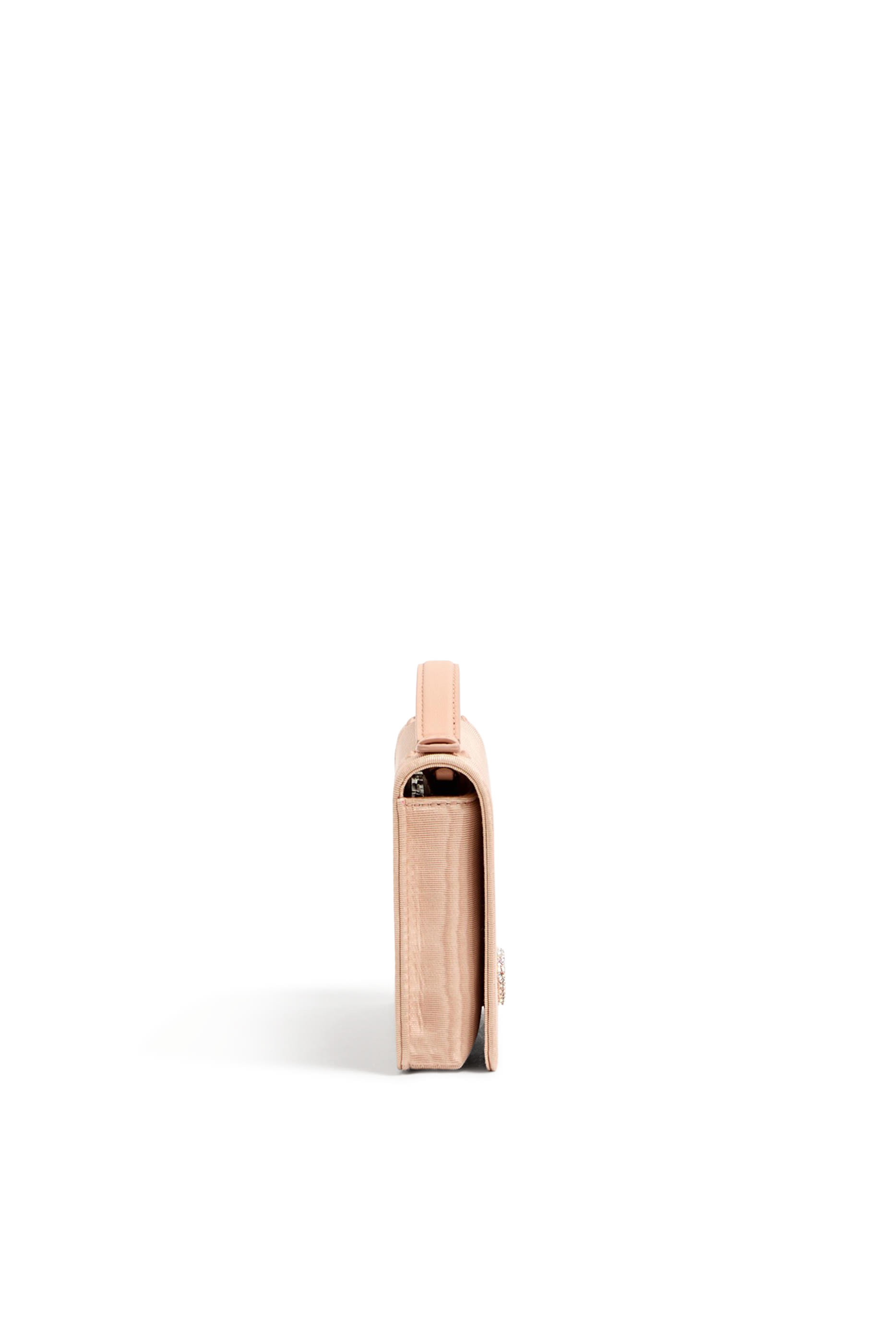 محفظة بحلية شعار الماركة وحمالة سلسلة