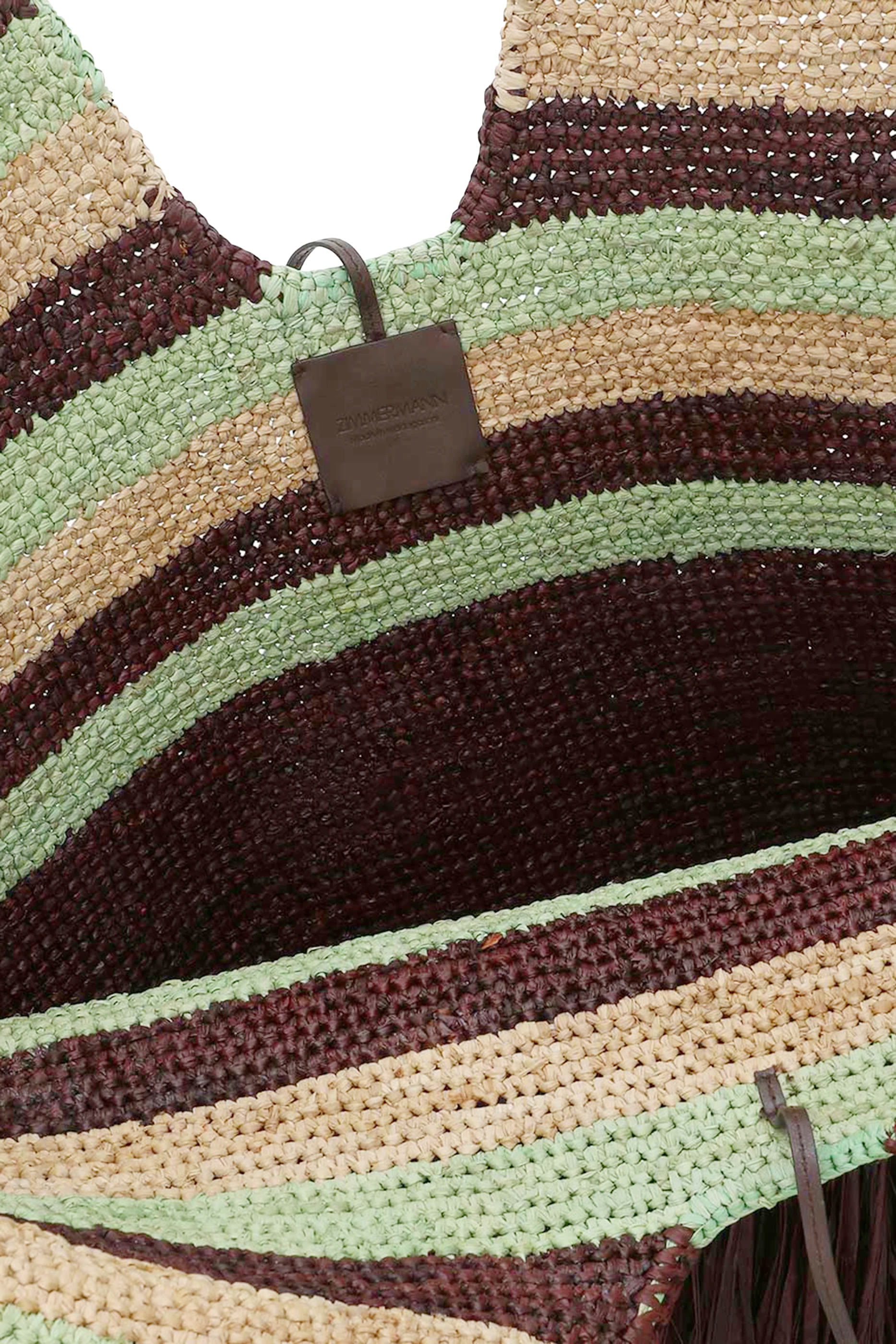 حقيبة يد غولدن تايم كبيرة مزينة بشراشيب