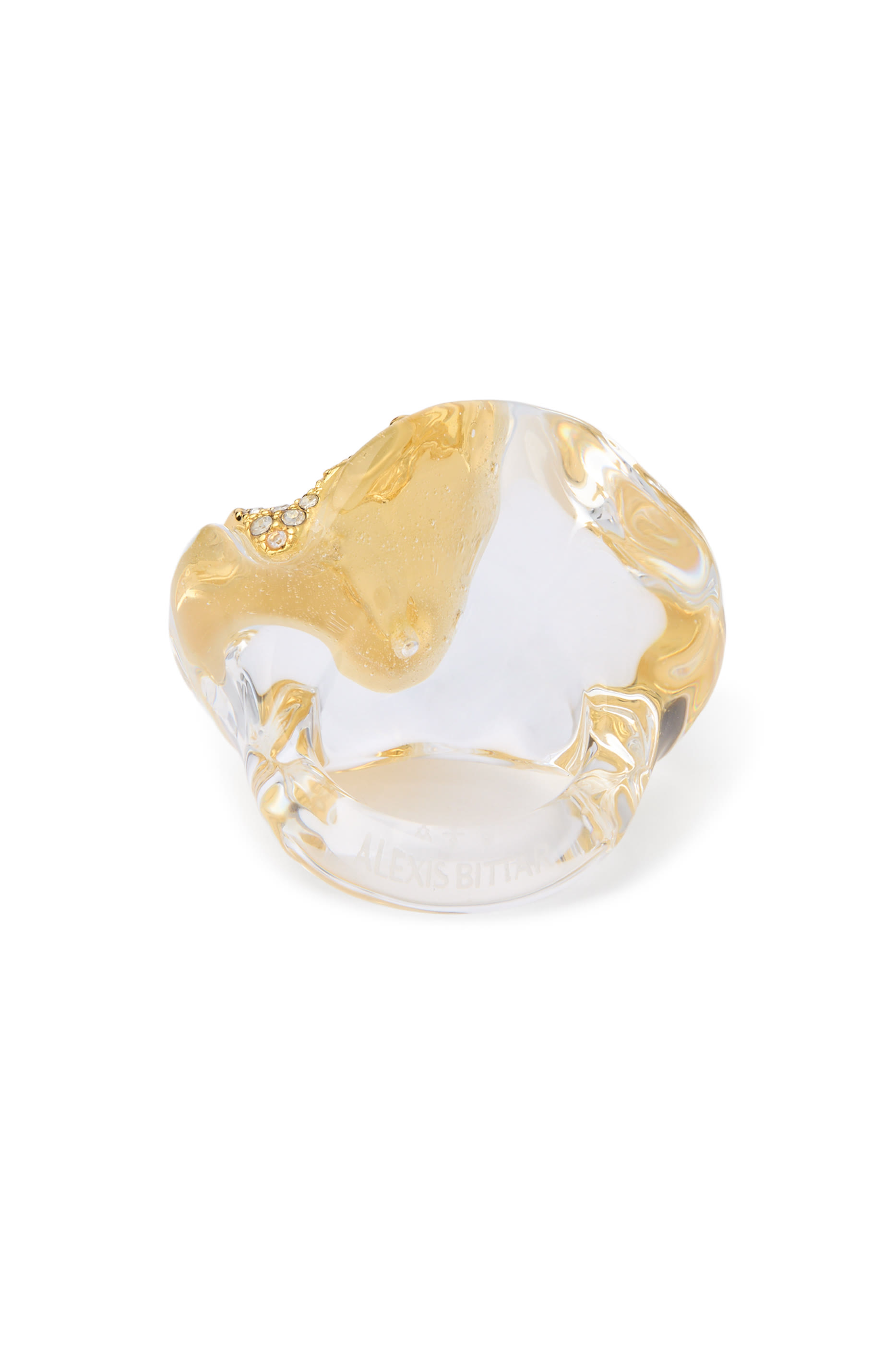 خاتم جيود مرصَع بكريستال بافيه ولوسيت مصبوب