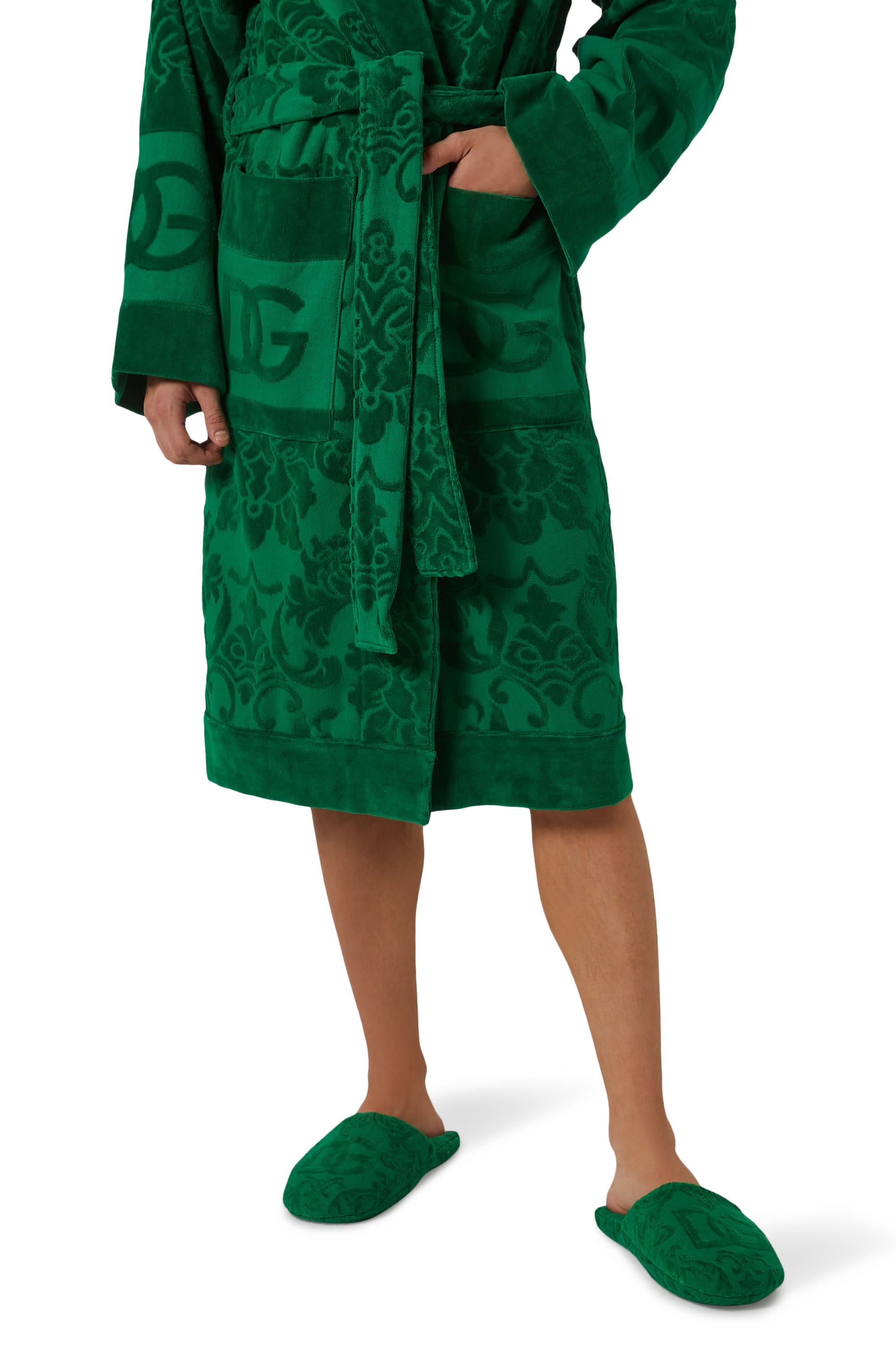 حذاء سهل الإرتداء قطن تيري بنقشة جاكار