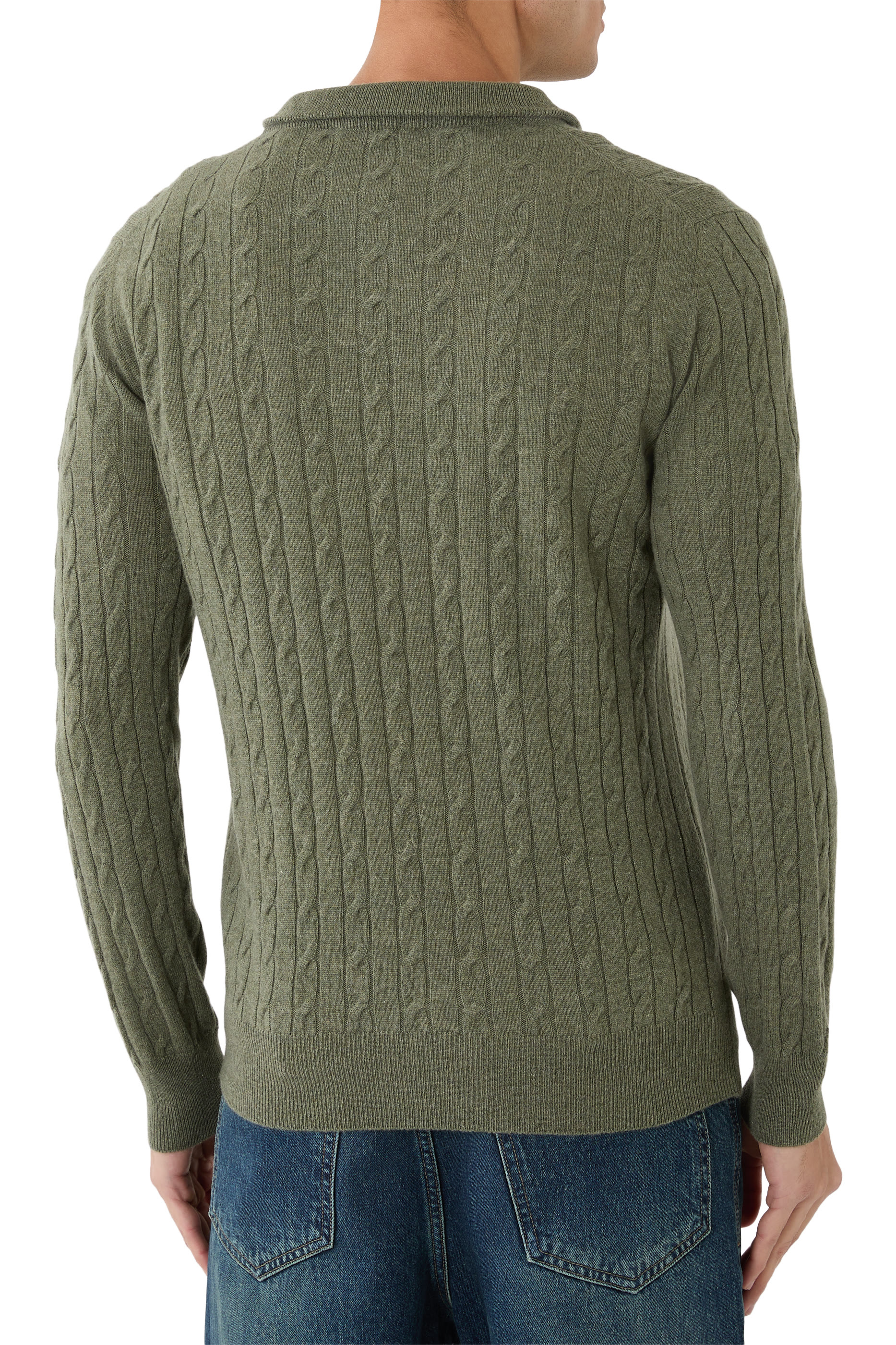 سترة بسحاب وغرزة الضفيرة