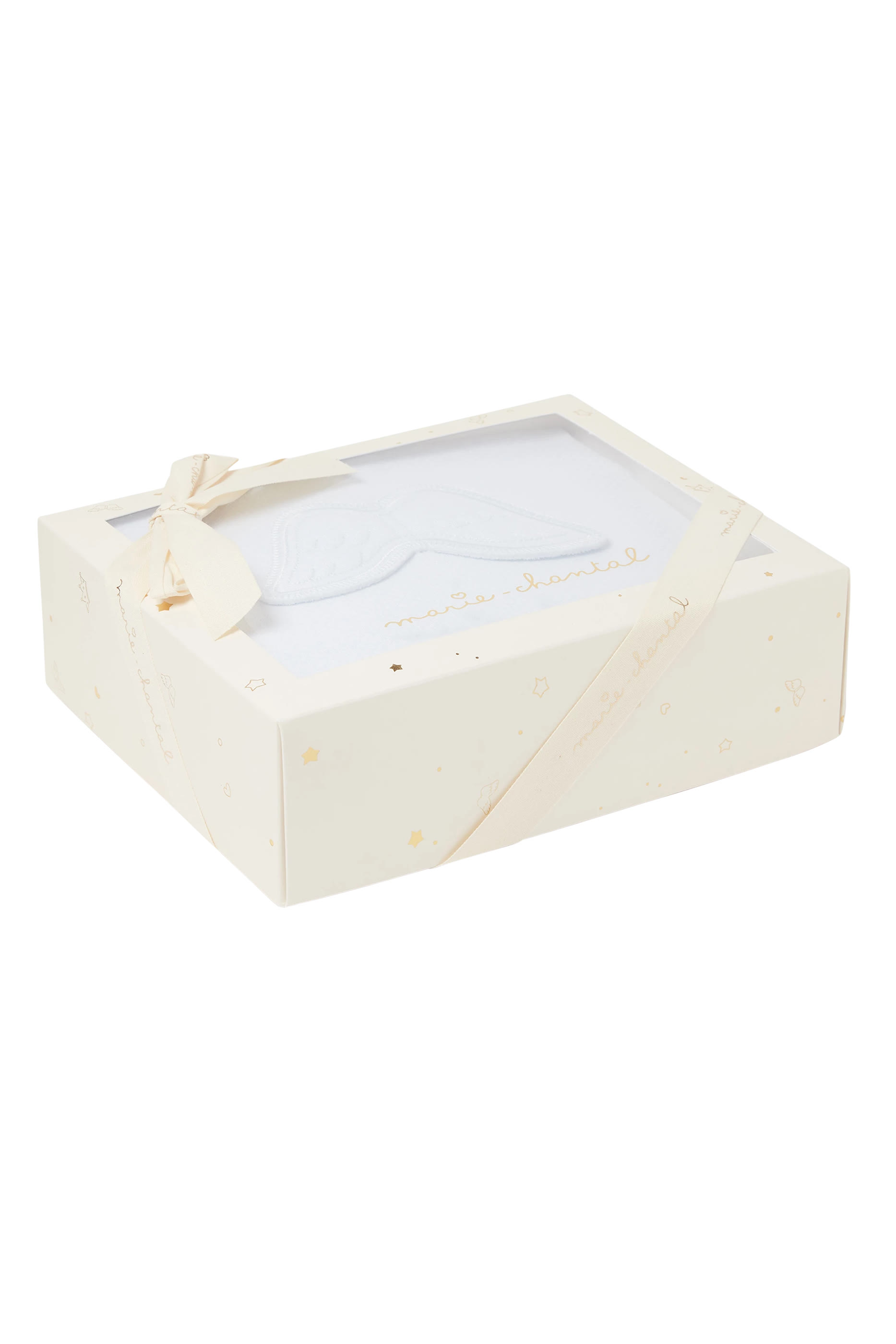 بيجاما لباس قطعة واحدة بنقشة جناح ملائكة بونتيل للأطفال