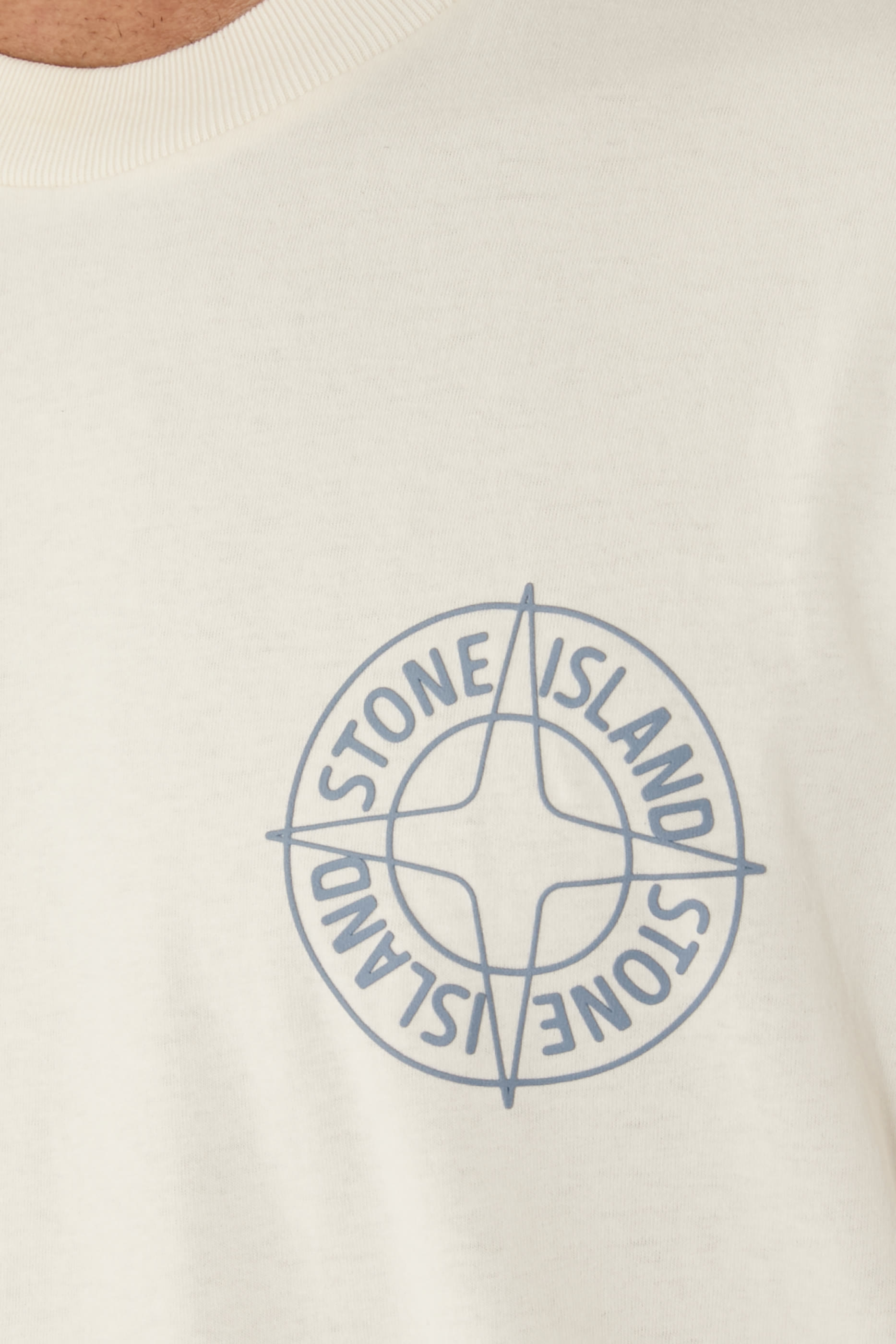 'Outline Compass&rsquo; Print T-Shirt 