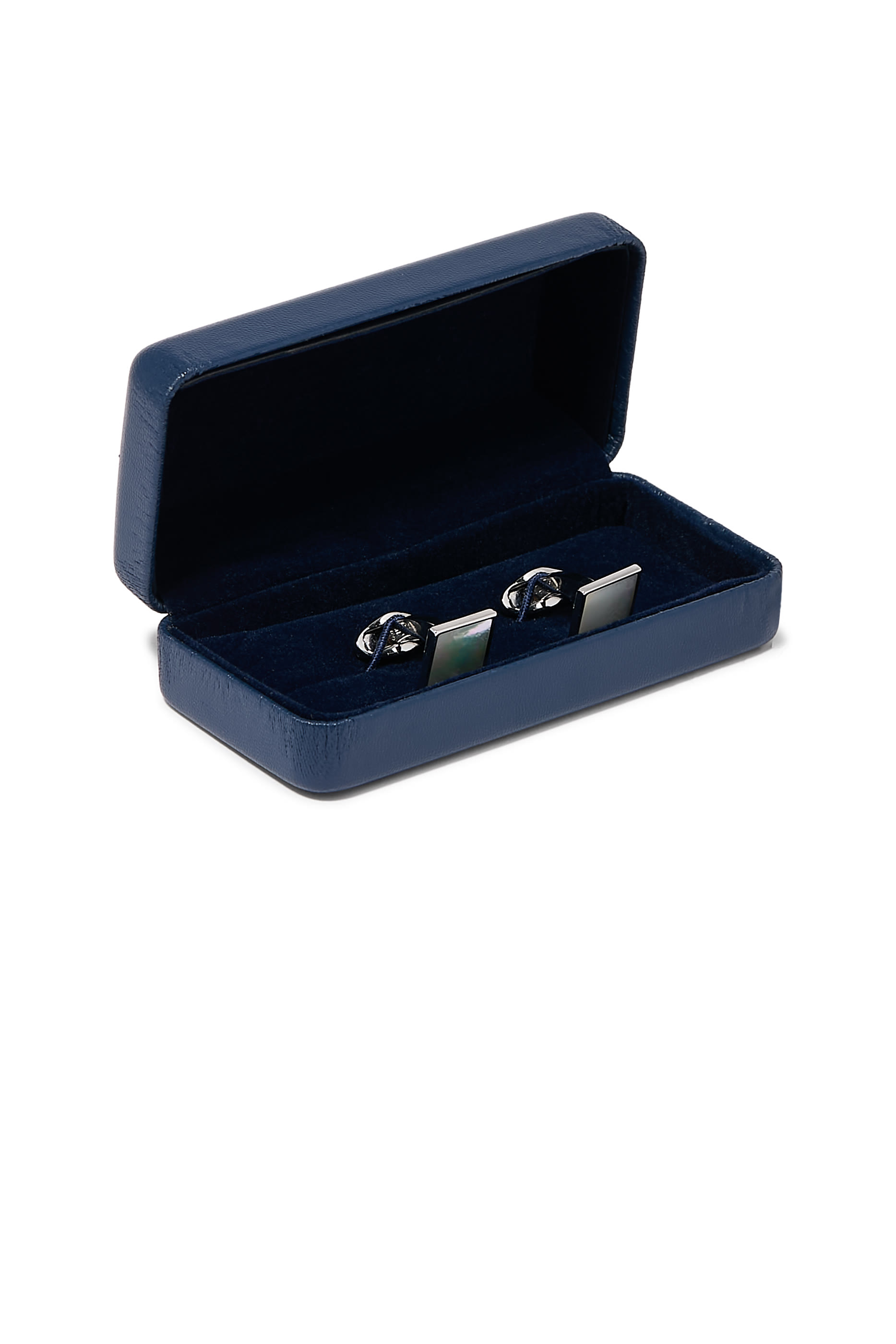 أزرار أكمام مرصعة بعرق اللؤلؤ