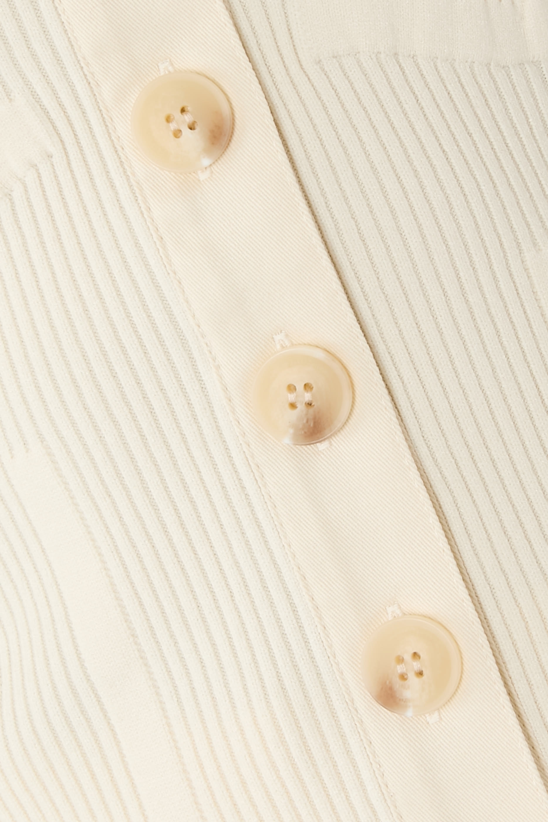 كارديغان بأكتاف مكشوفة نسيج مضلع