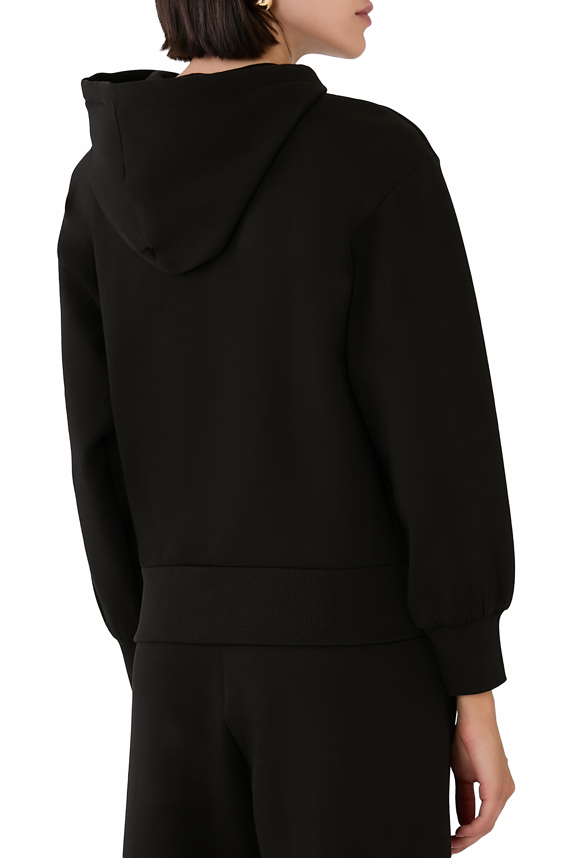 سويت شيرت سالين دي جيرو بتصميم هودي بشعار الماركة