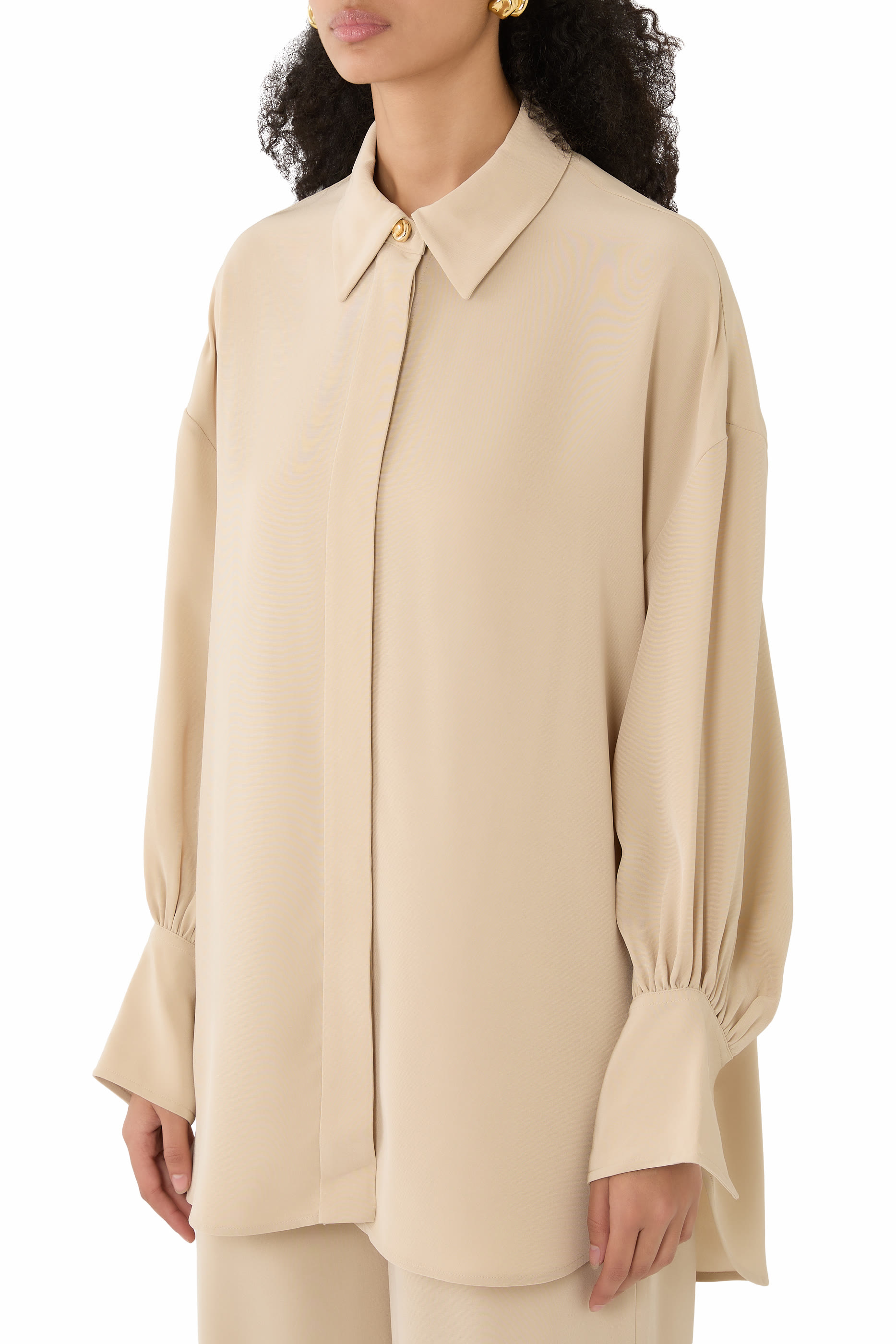 بلوزة كاميليا ساتان تويل