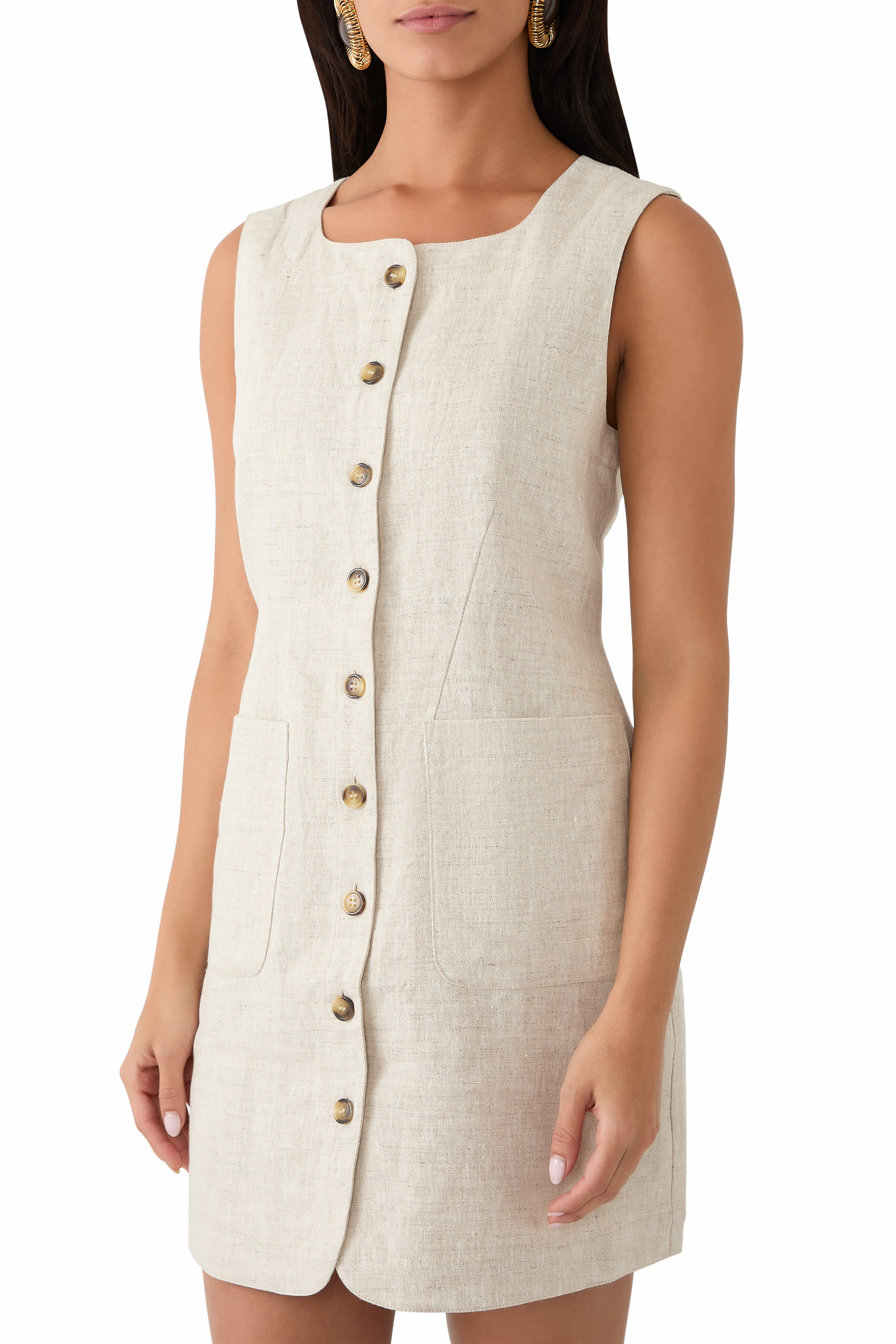 فستان سهرة إيما بصف أزرار